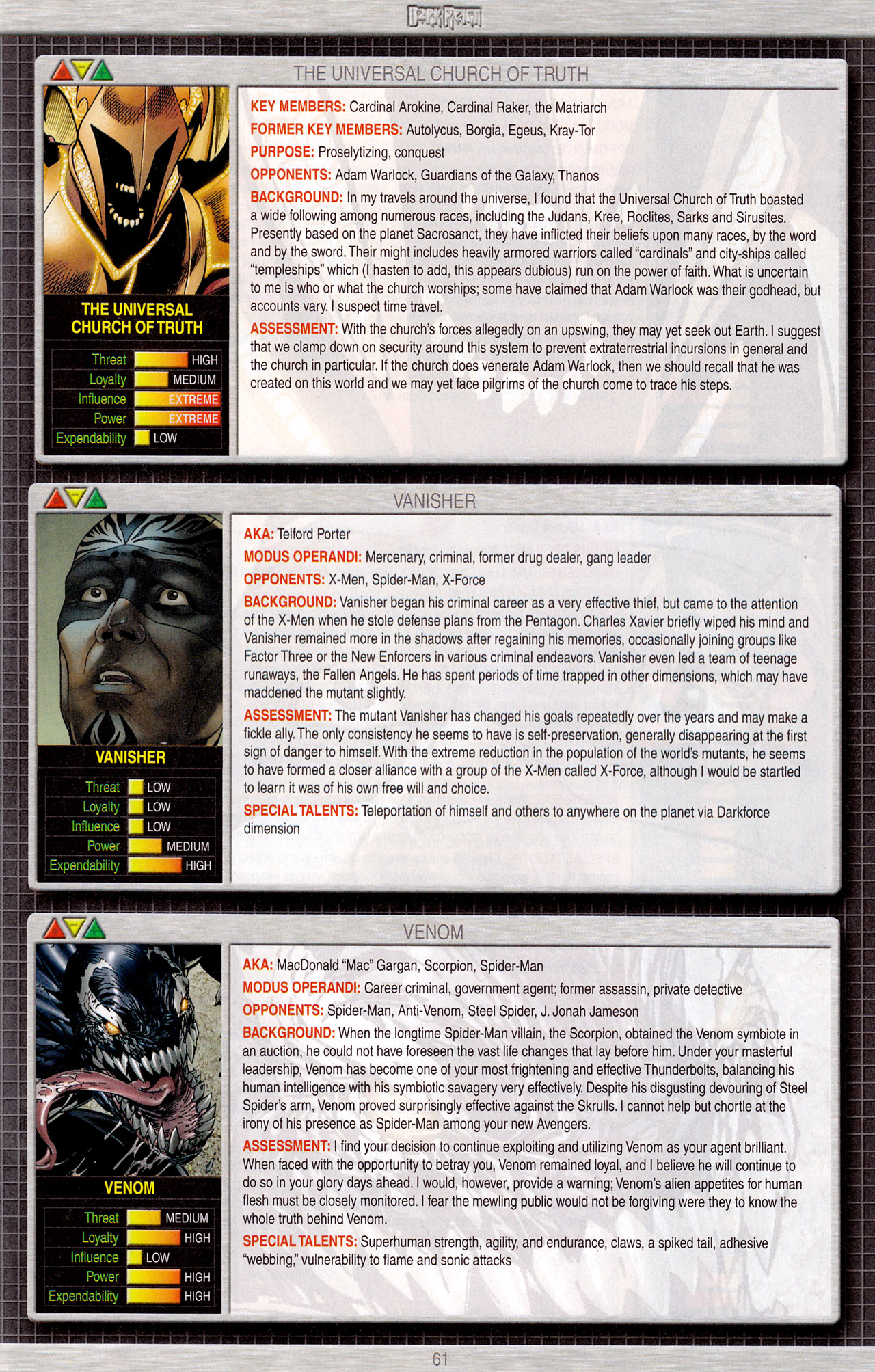 Read online Dark Reign Files comic -  Issue # Full - 63