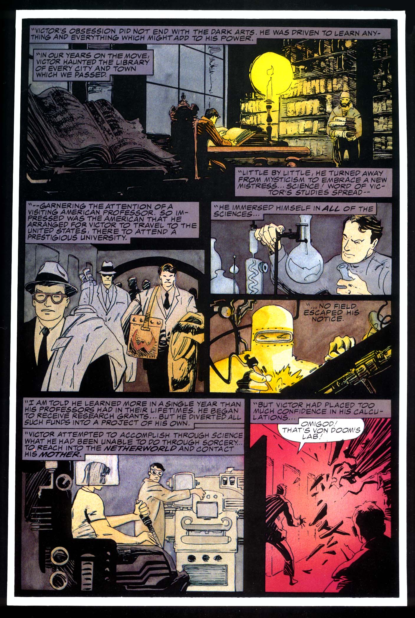 Read online Marvel Graphic Novel comic -  Issue #49 - Doctor Strange & Doctor Doom - Triumph & Torment - 40