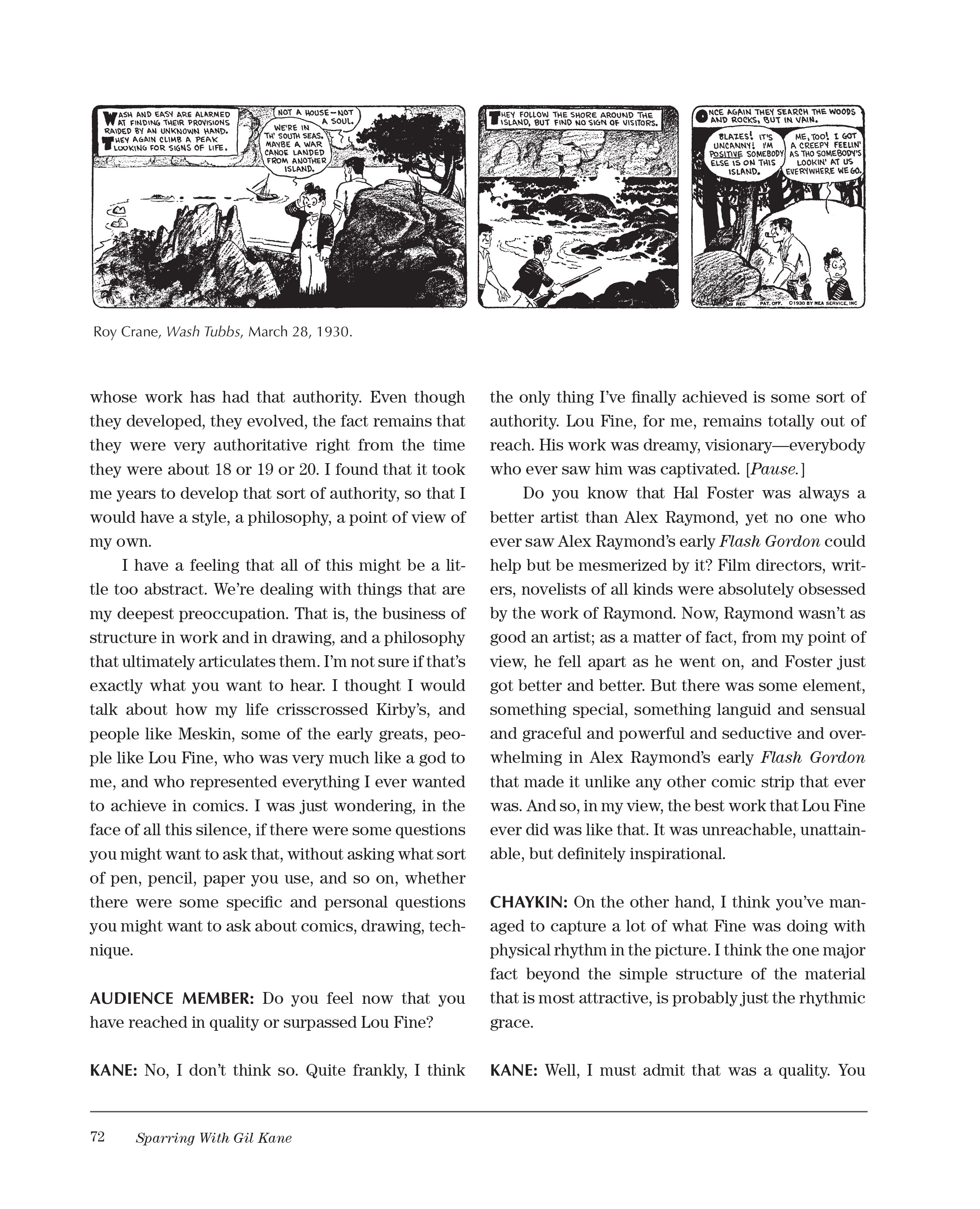 Read online Sparring With Gil Kane: Colloquies On Comic Art and Aesthetics comic -  Issue # TPB (Part 1) - 72