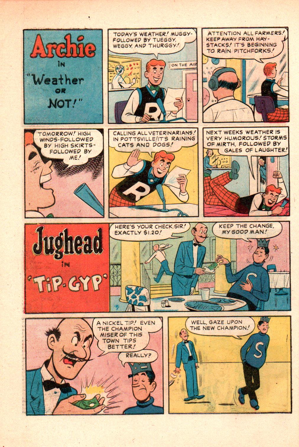 Read online Archie's Joke Book Magazine comic -  Issue #46 - 31