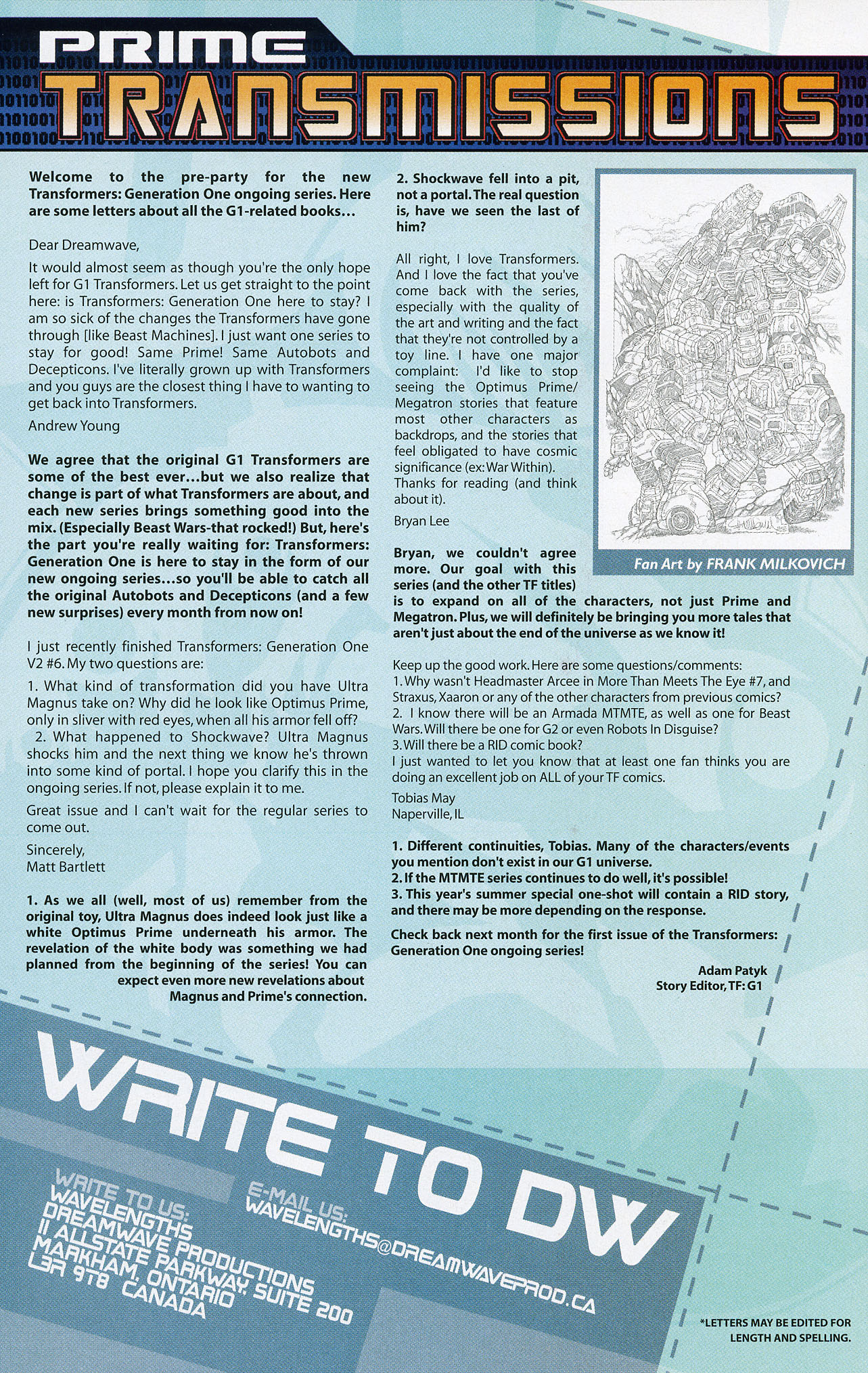 Read online Transformers: Generation 1 (2004) comic -  Issue #0 - 21