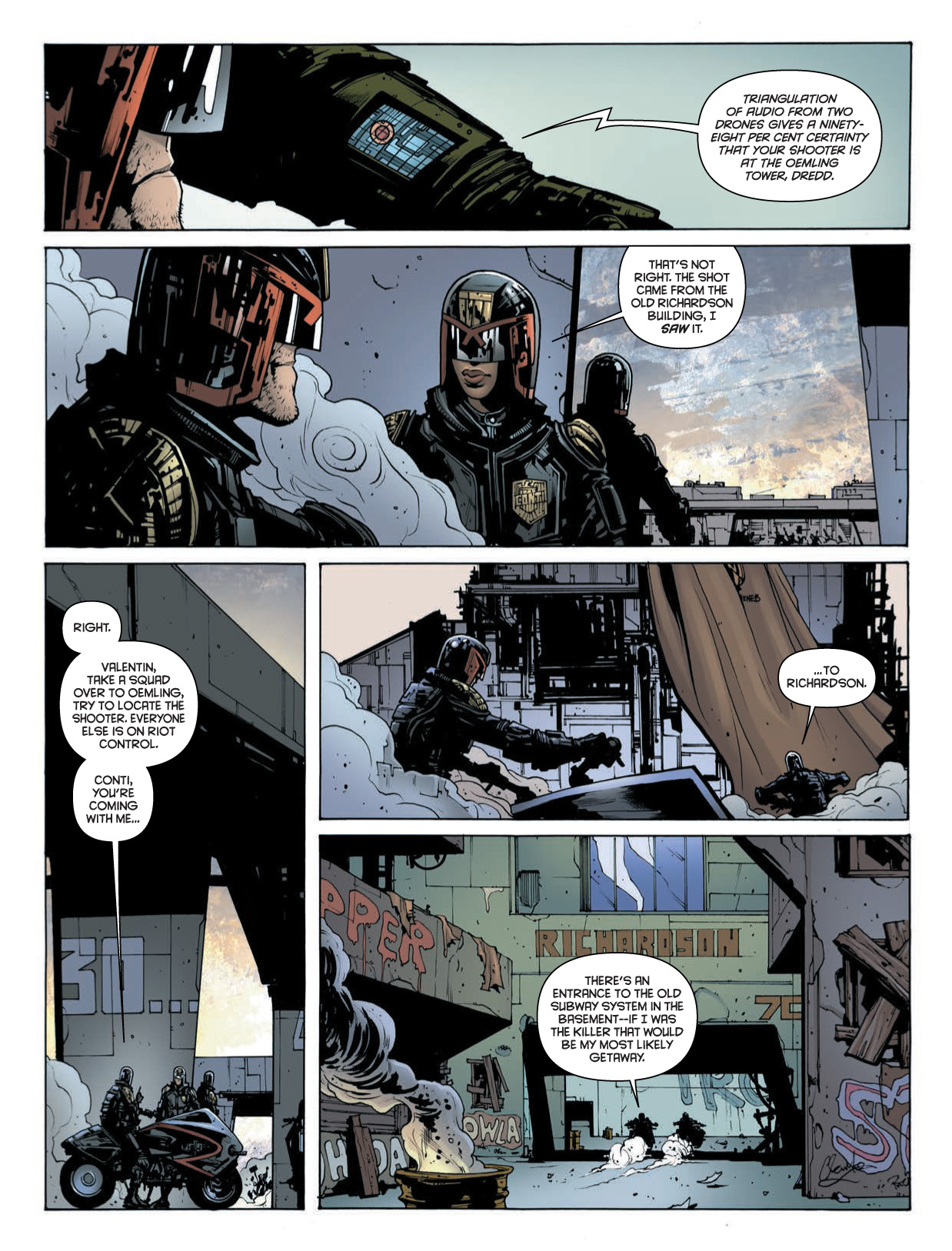 Read online Judge Dredd Megazine (Vol. 5) comic -  Issue #351 - 56