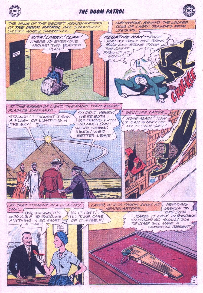 Read online Doom Patrol (1964) comic -  Issue #86 - 5