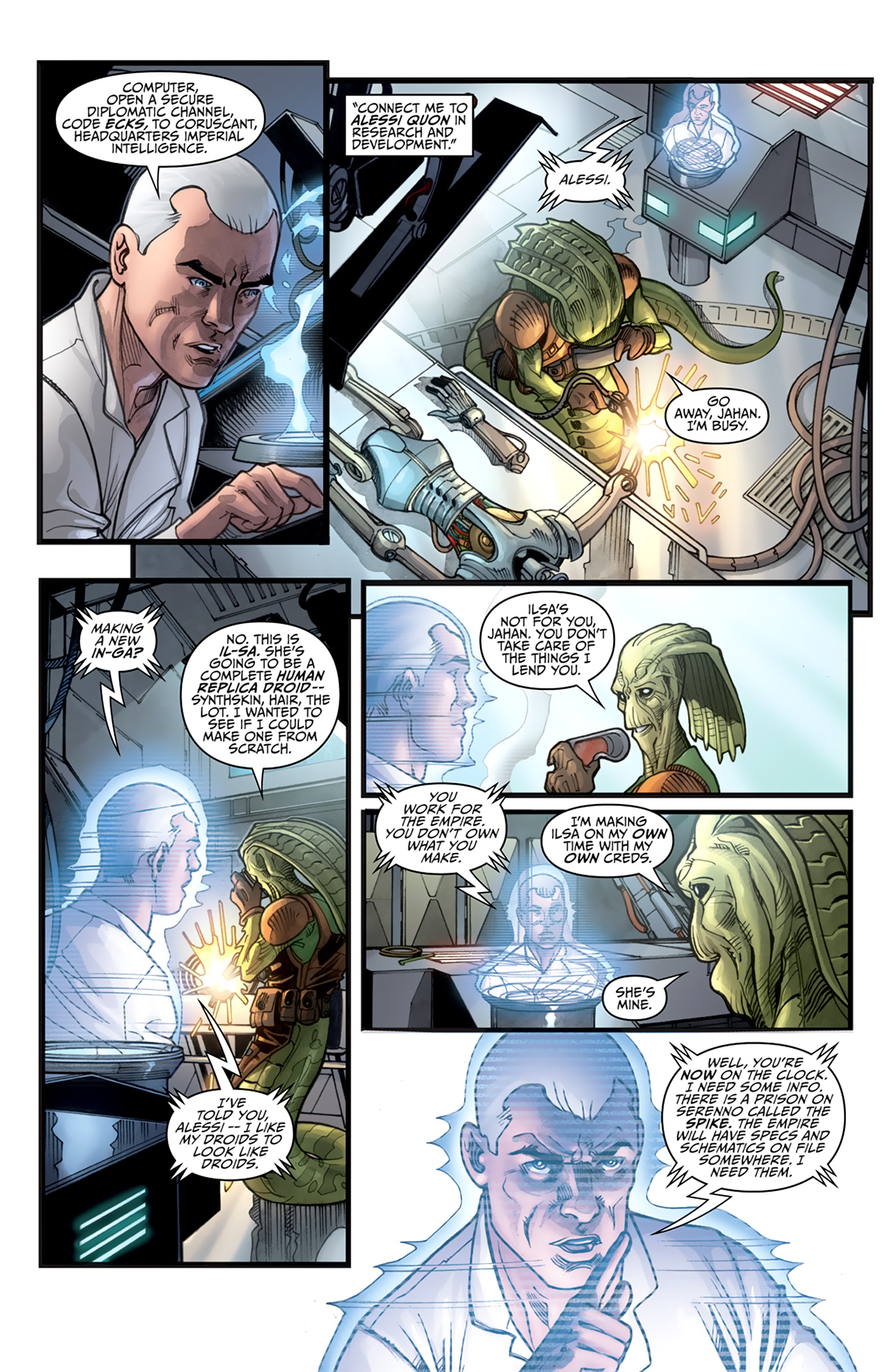 Read online Star Wars: Agent Of The Empire - Hard Targets comic -  Issue #3 - 12