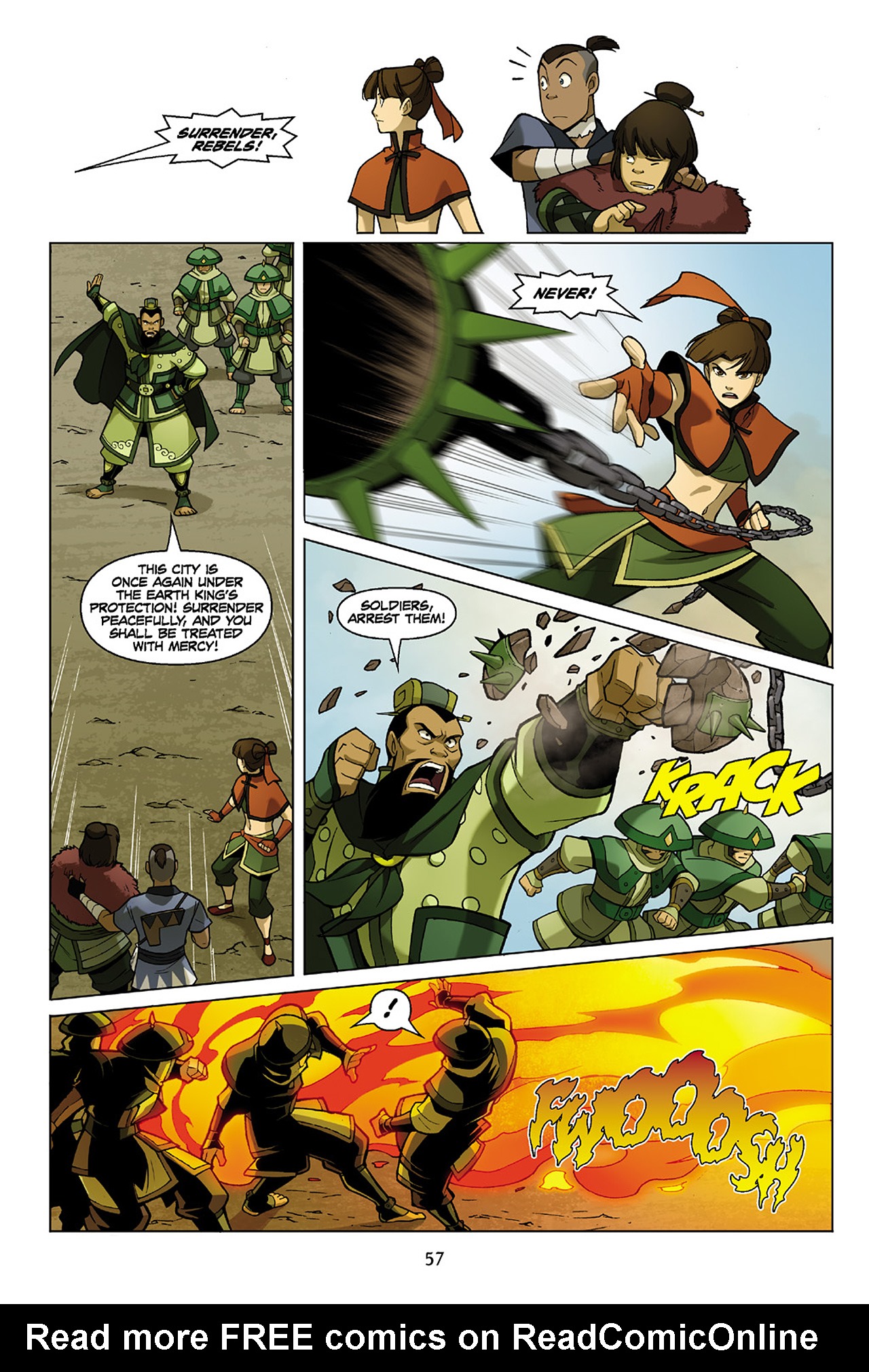 Read online Nickelodeon Avatar: The Last Airbender - The Promise comic -  Issue # Part 3 - 57