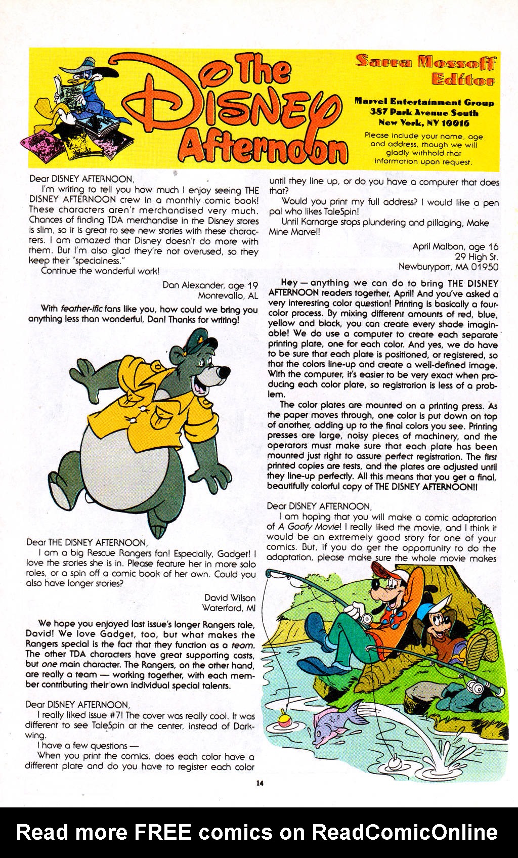 Read online The Disney Afternoon comic -  Issue #10 - 15