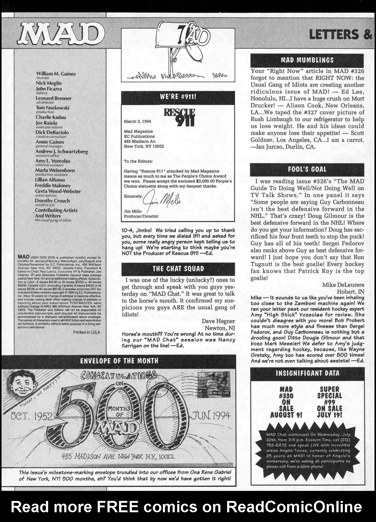 Read online MAD comic -  Issue #329 - 4