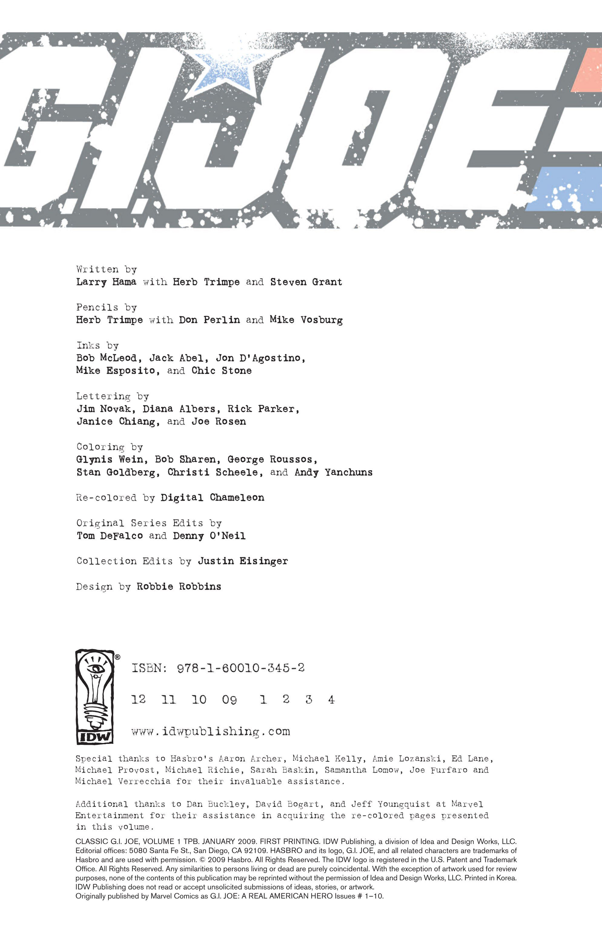 Read online Classic G.I. Joe comic -  Issue # TPB 1 (Part 1) - 3