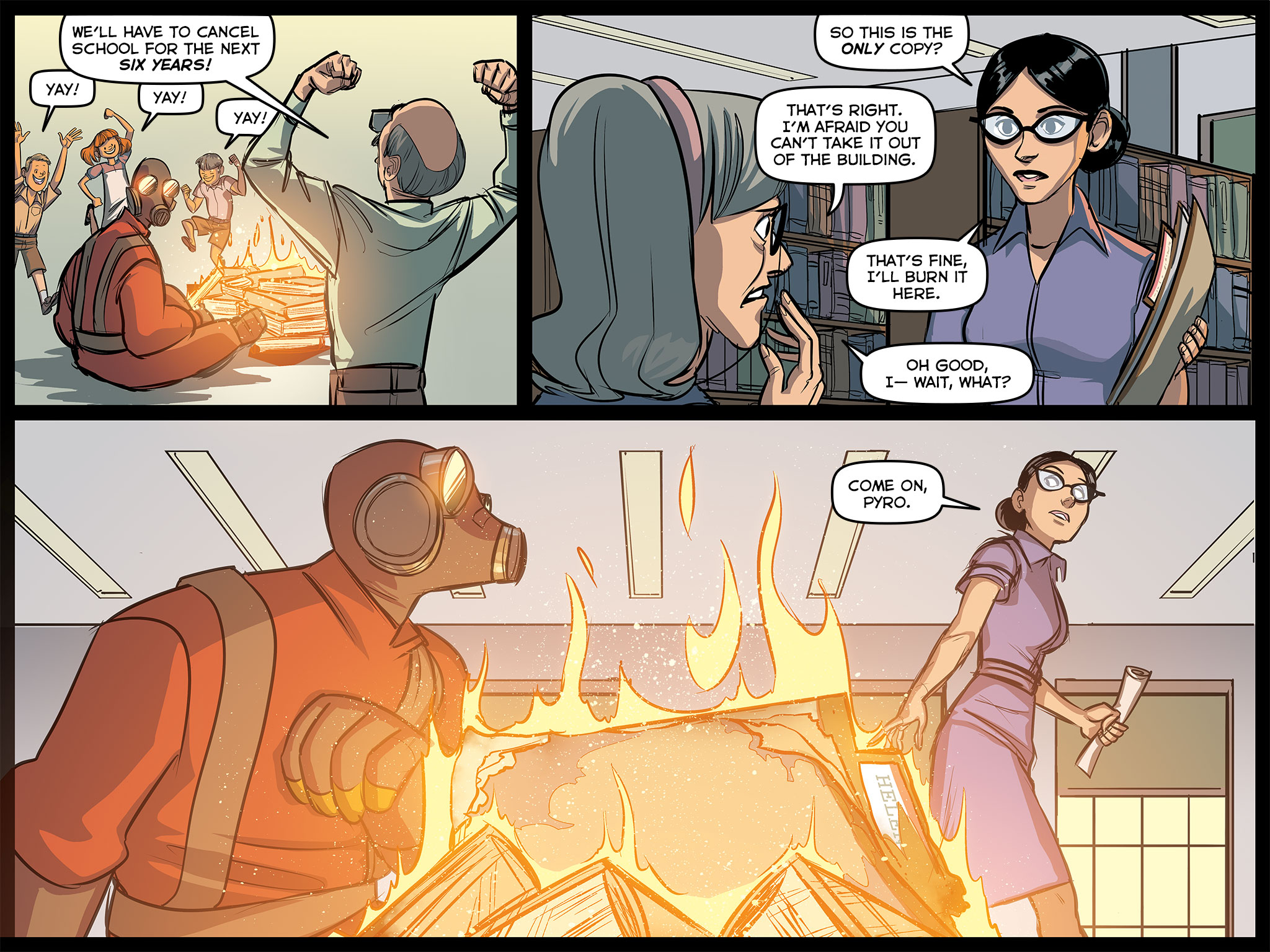 Read online Team Fortress 2 comic -  Issue #2 - 44