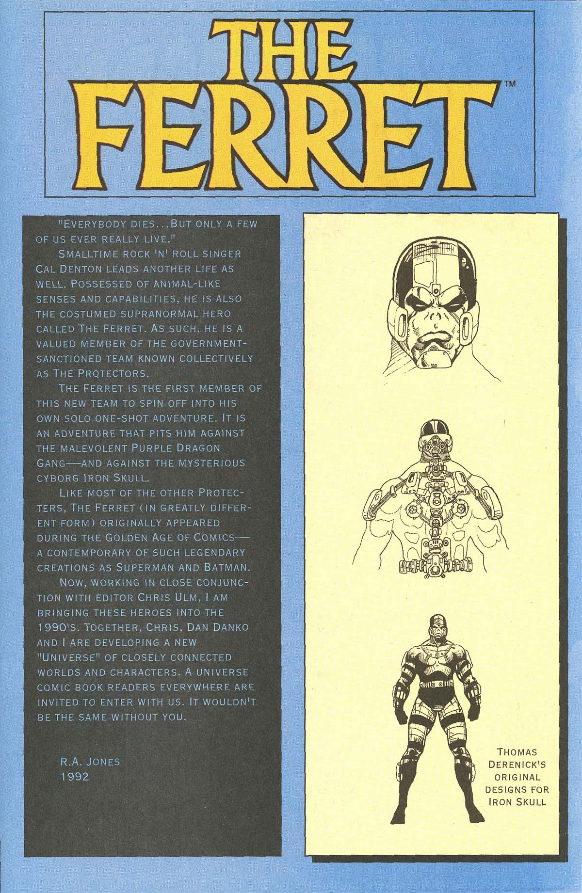 Read online The Ferret (1992) comic -  Issue # Full - 27