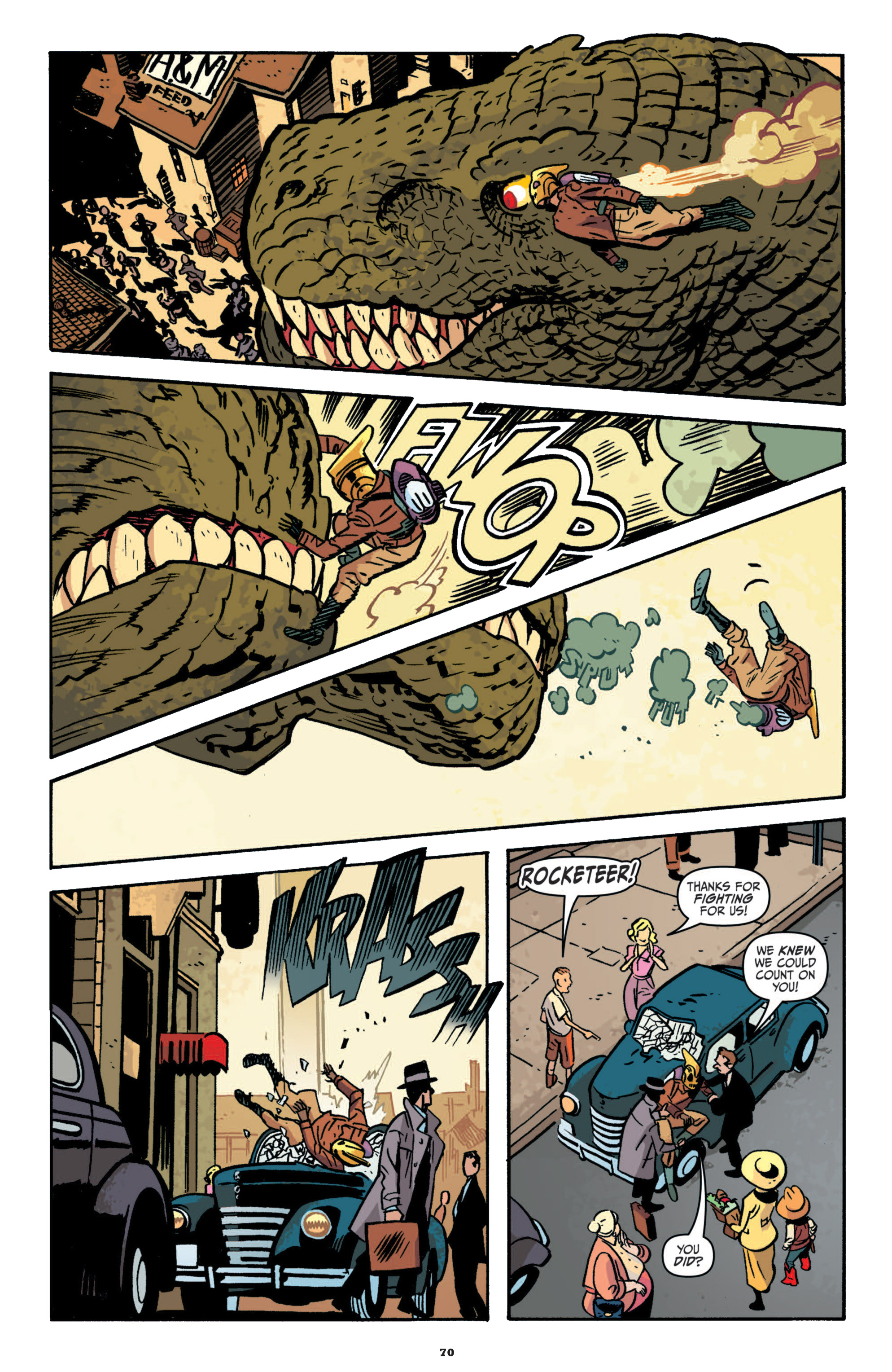 Read online The Rocketeer: Cargo of Doom comic -  Issue # TPB - 67