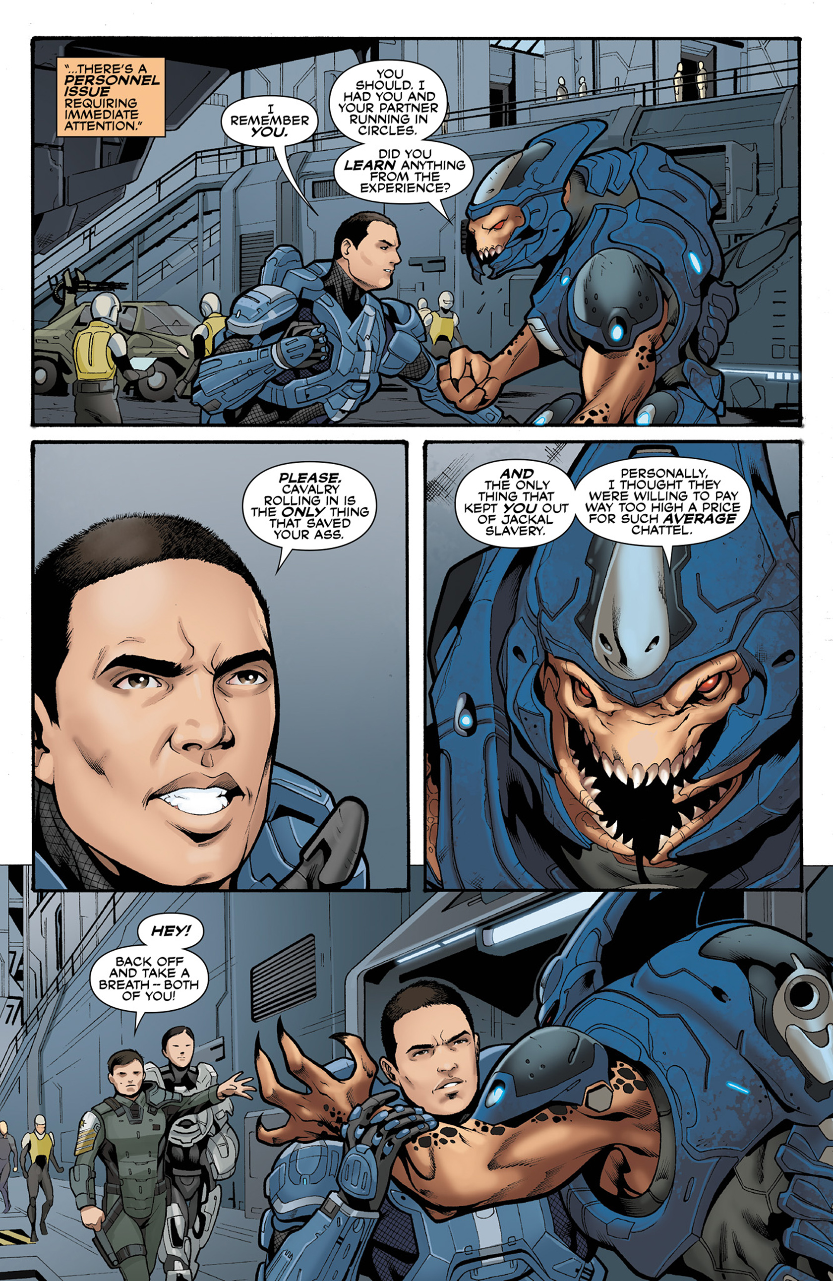 Read online Halo: Escalation comic -  Issue #19 - 12