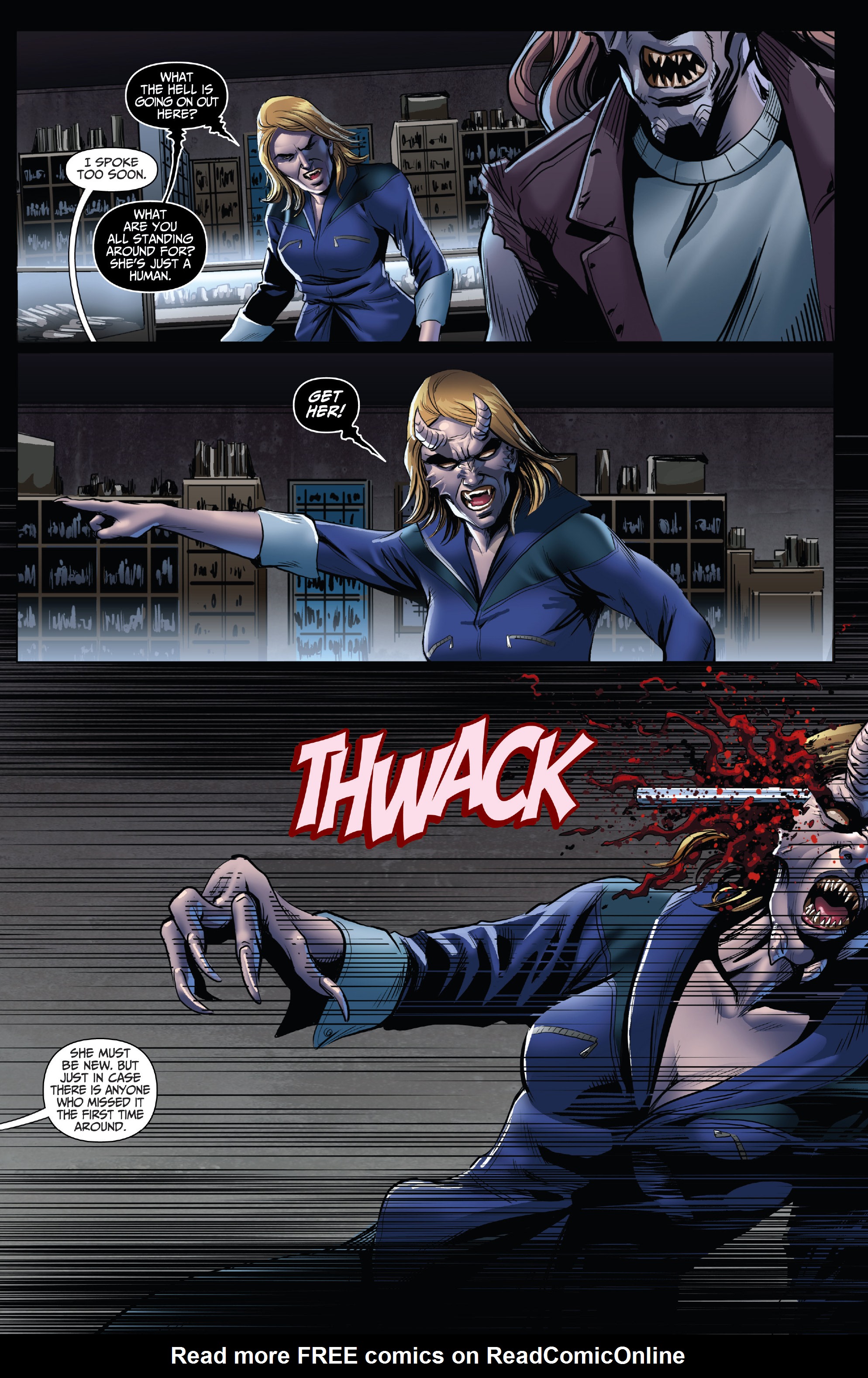 Read online Van Helsing vs. Dracula's Daughter comic -  Issue #1 - 10