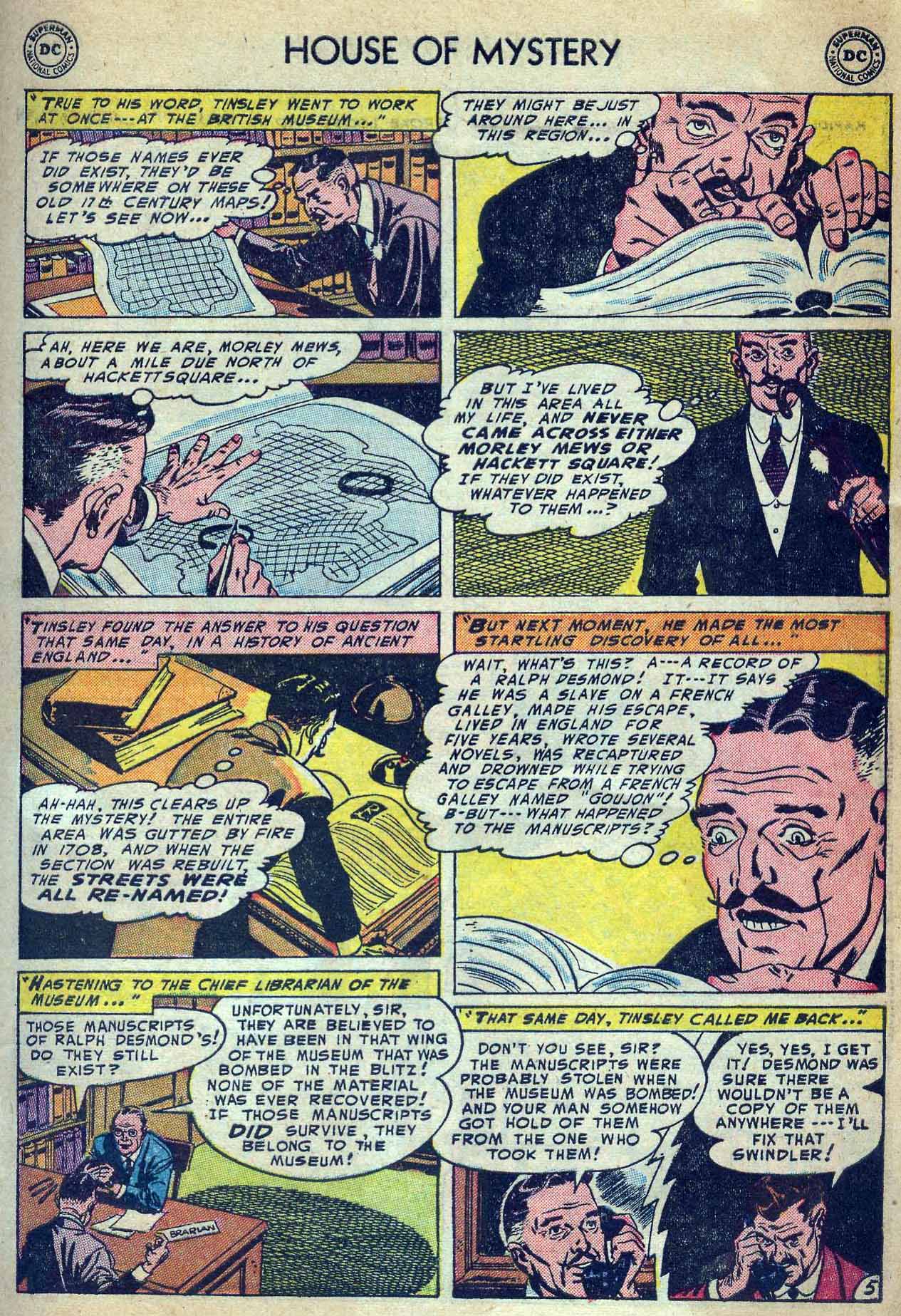 Read online House of Mystery (1951) comic -  Issue #19 - 7