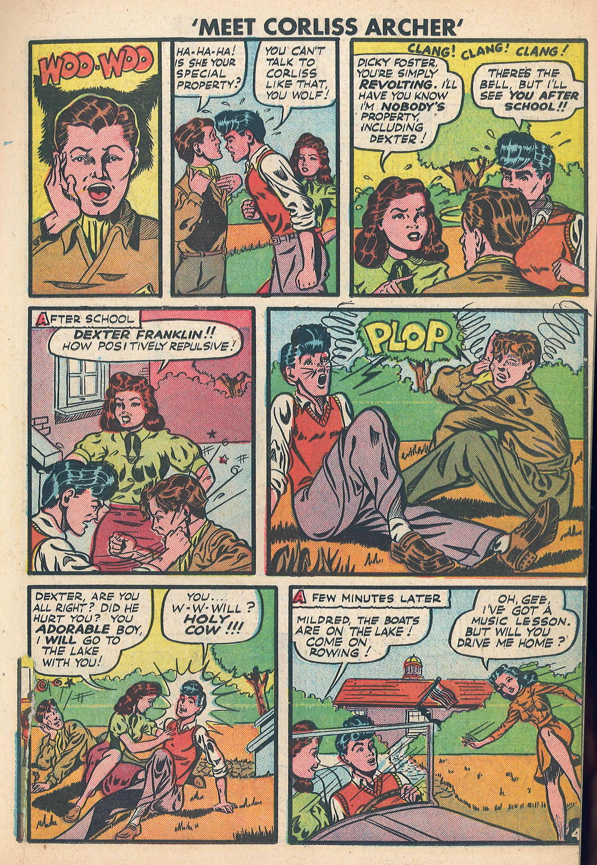 Read online Meet Corliss Archer comic -  Issue #2 - 5