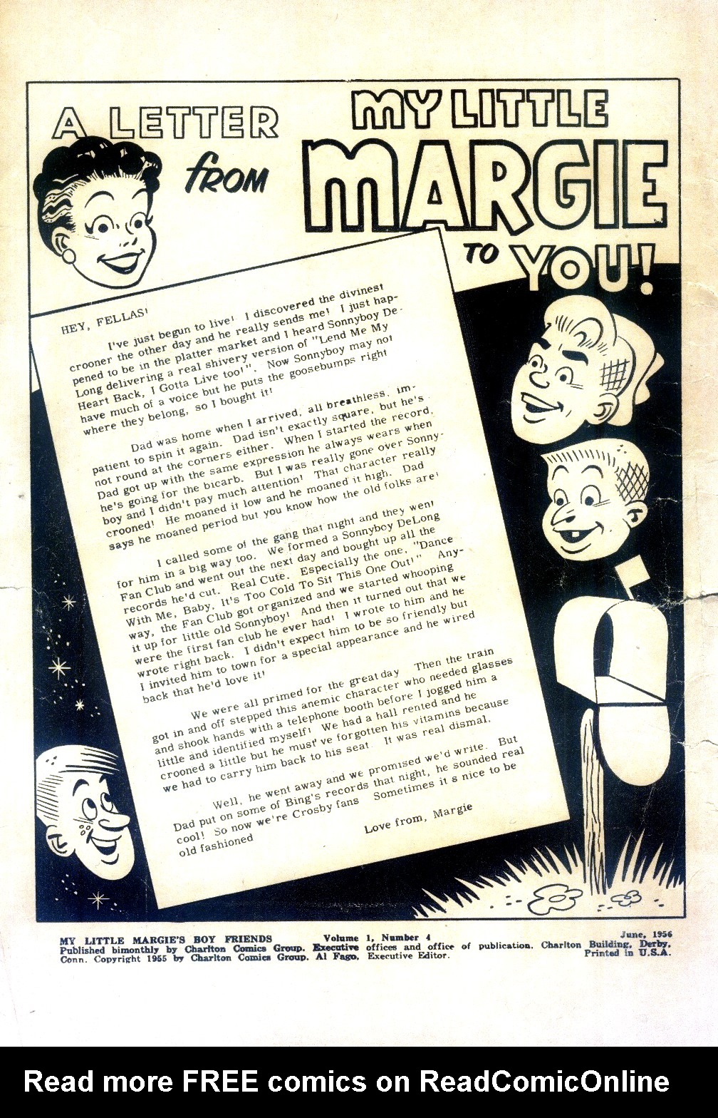 Read online My Little Margie's Boy Friends comic -  Issue #4 - 2