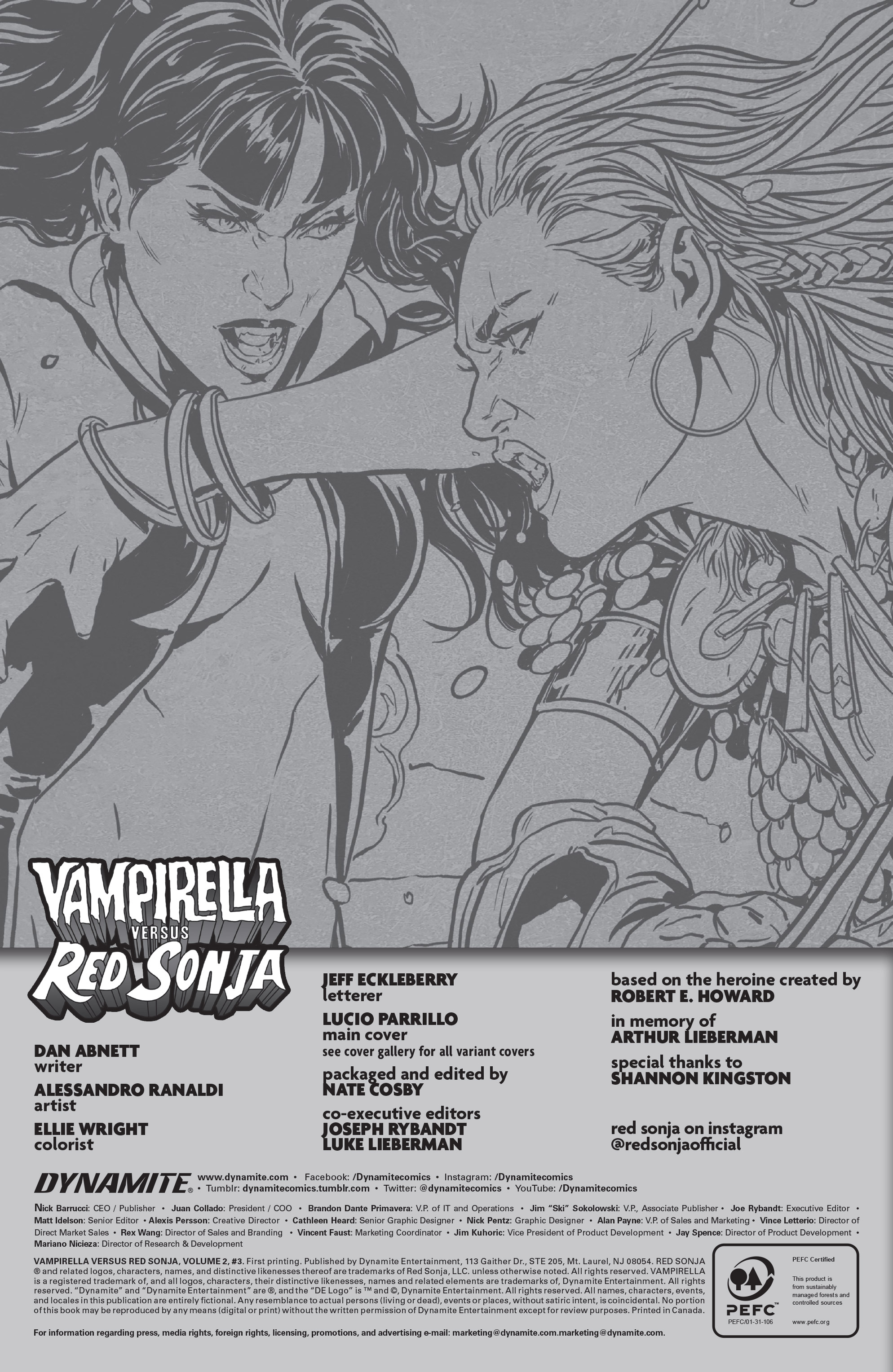 Read online Vampirella Vs. Red Sonja comic -  Issue #3 - 6