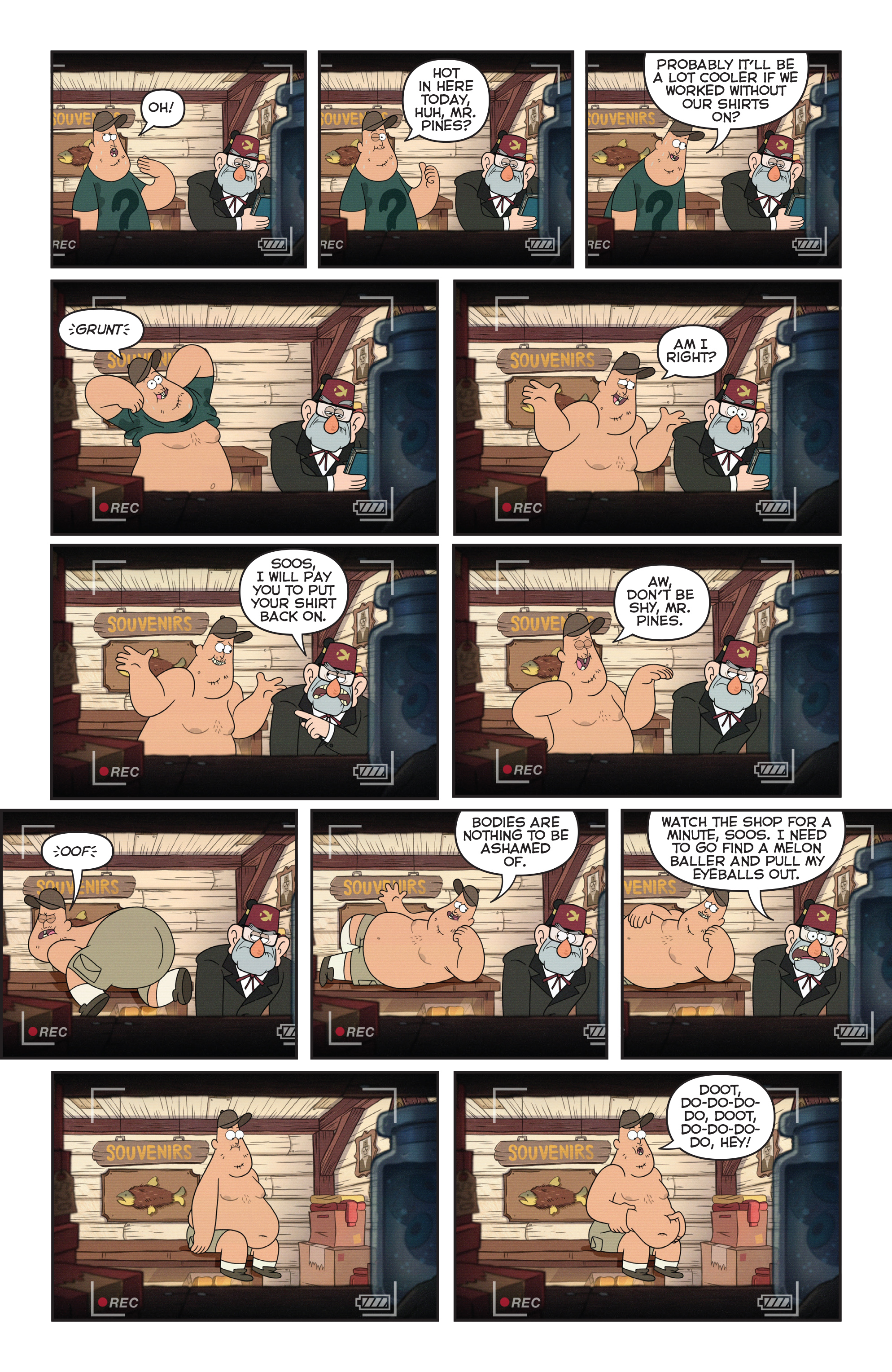 Read online Disney Gravity Falls Shorts Cinestory Comic comic -  Issue #2 - 5