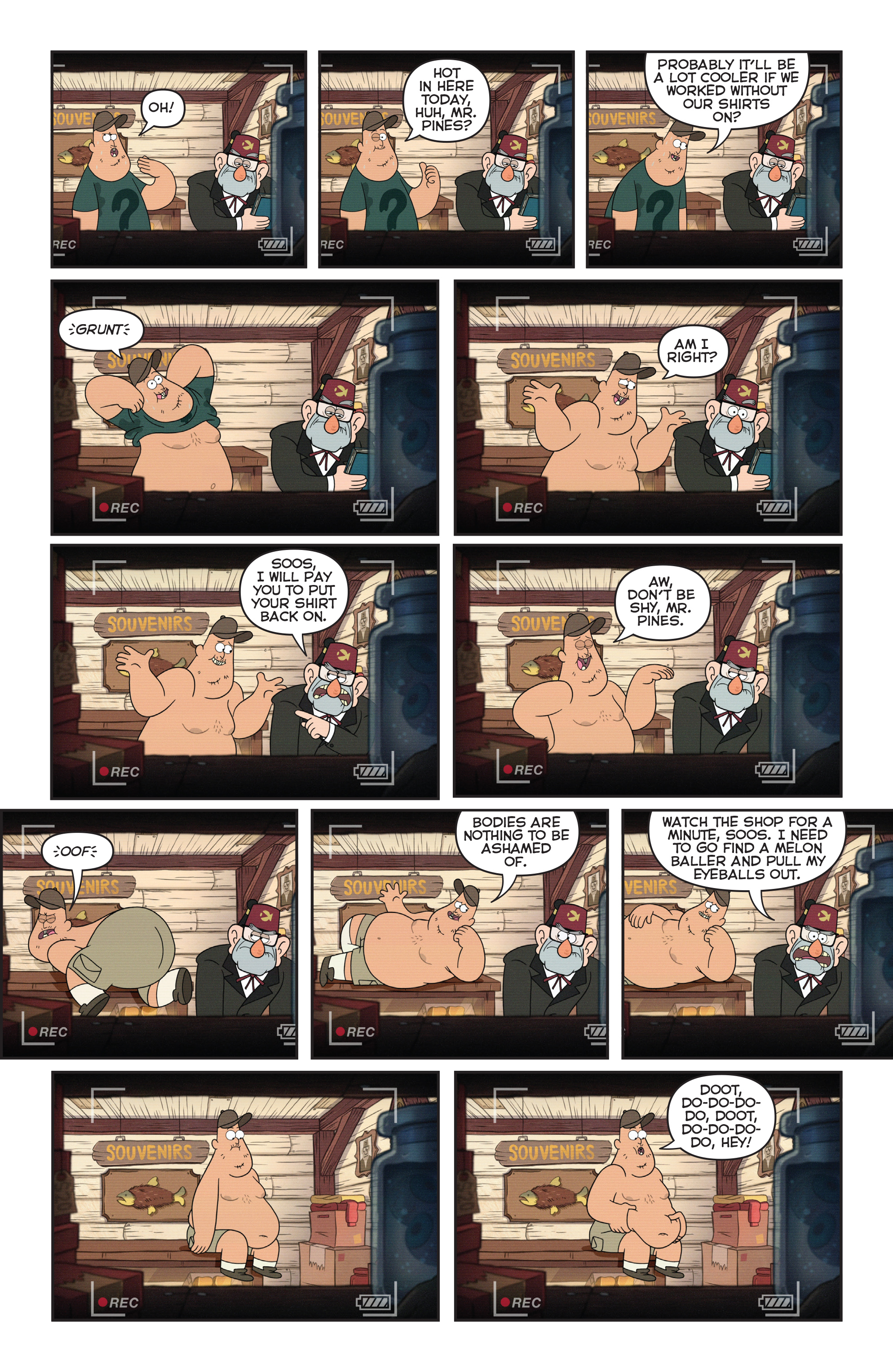 Read online Disney Gravity Falls Shorts Cinestory Comic comic -  Issue #2 - 5
