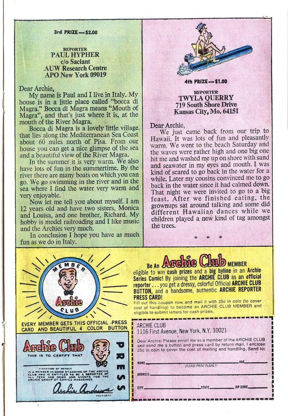 Read online Archie (1960) comic -  Issue #212 - 21