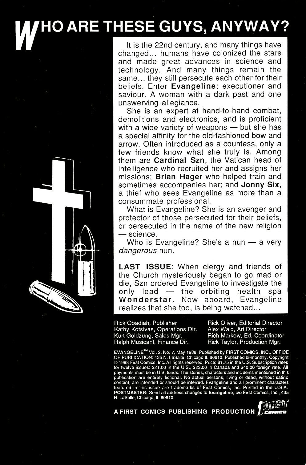 Read online Evangeline comic -  Issue #7 - 2