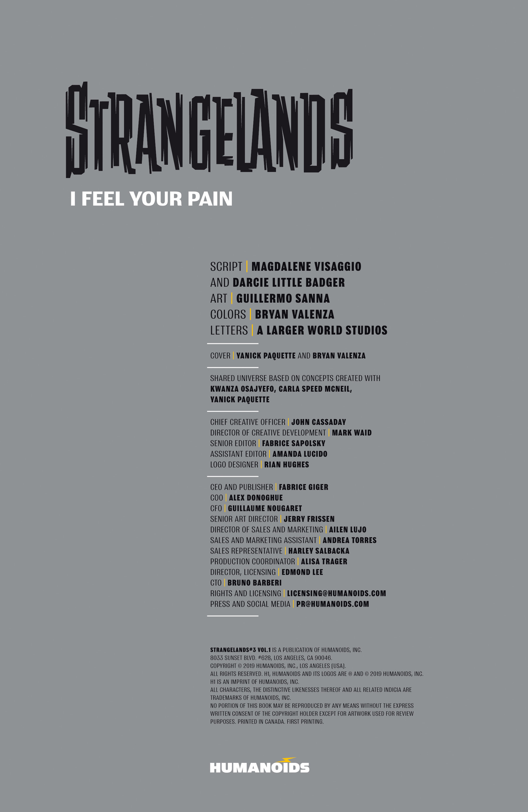 Read online Strangelands comic -  Issue #3 - 2