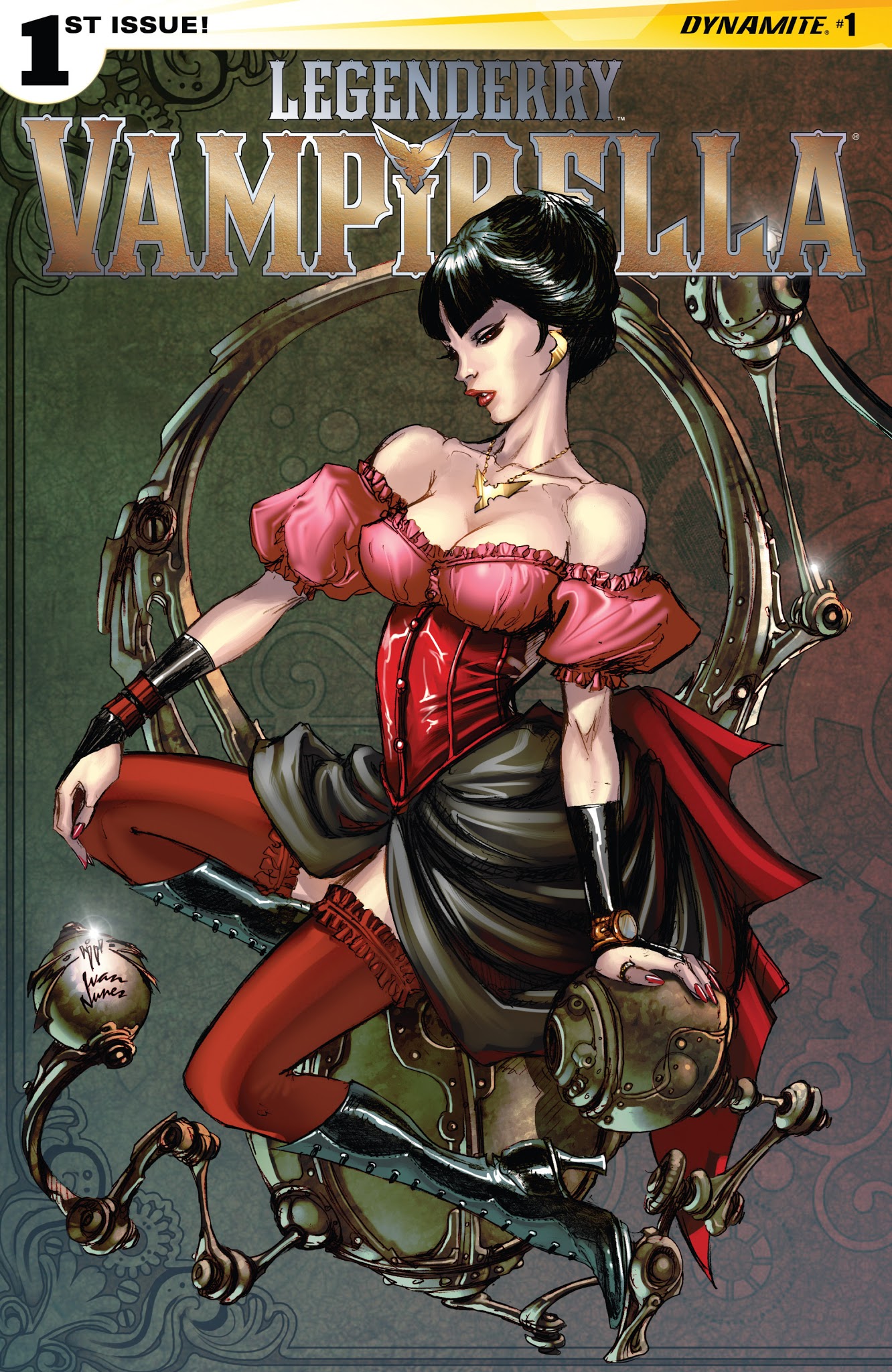 Read online Legenderry: Vampirella comic -  Issue #1 - 1