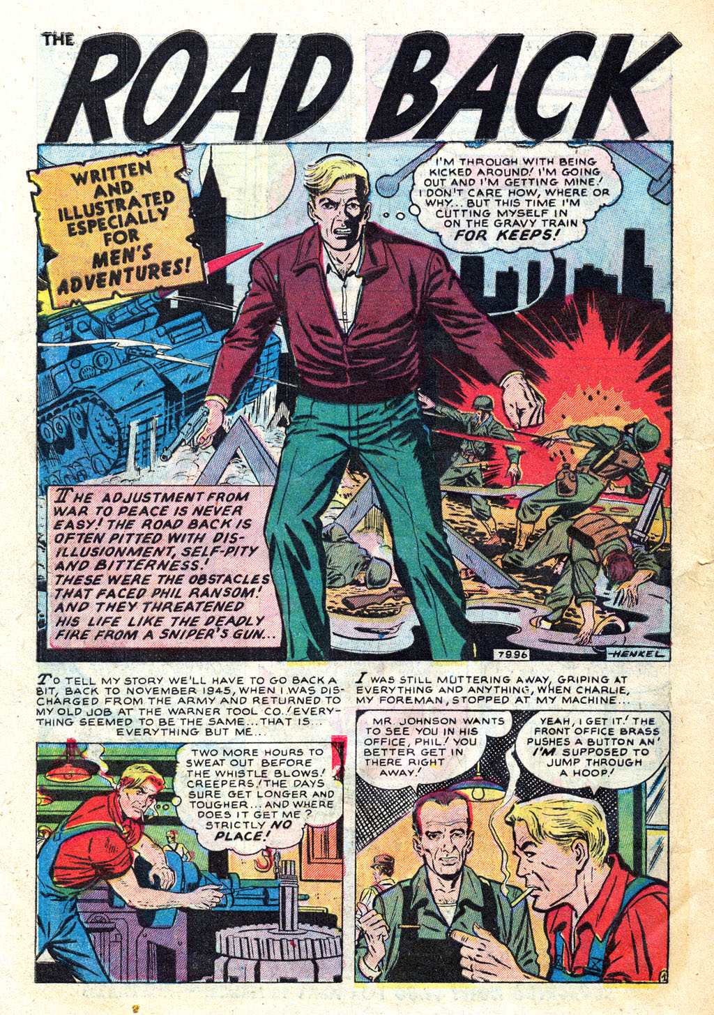 Read online Men's Adventures comic -  Issue #8 - 28