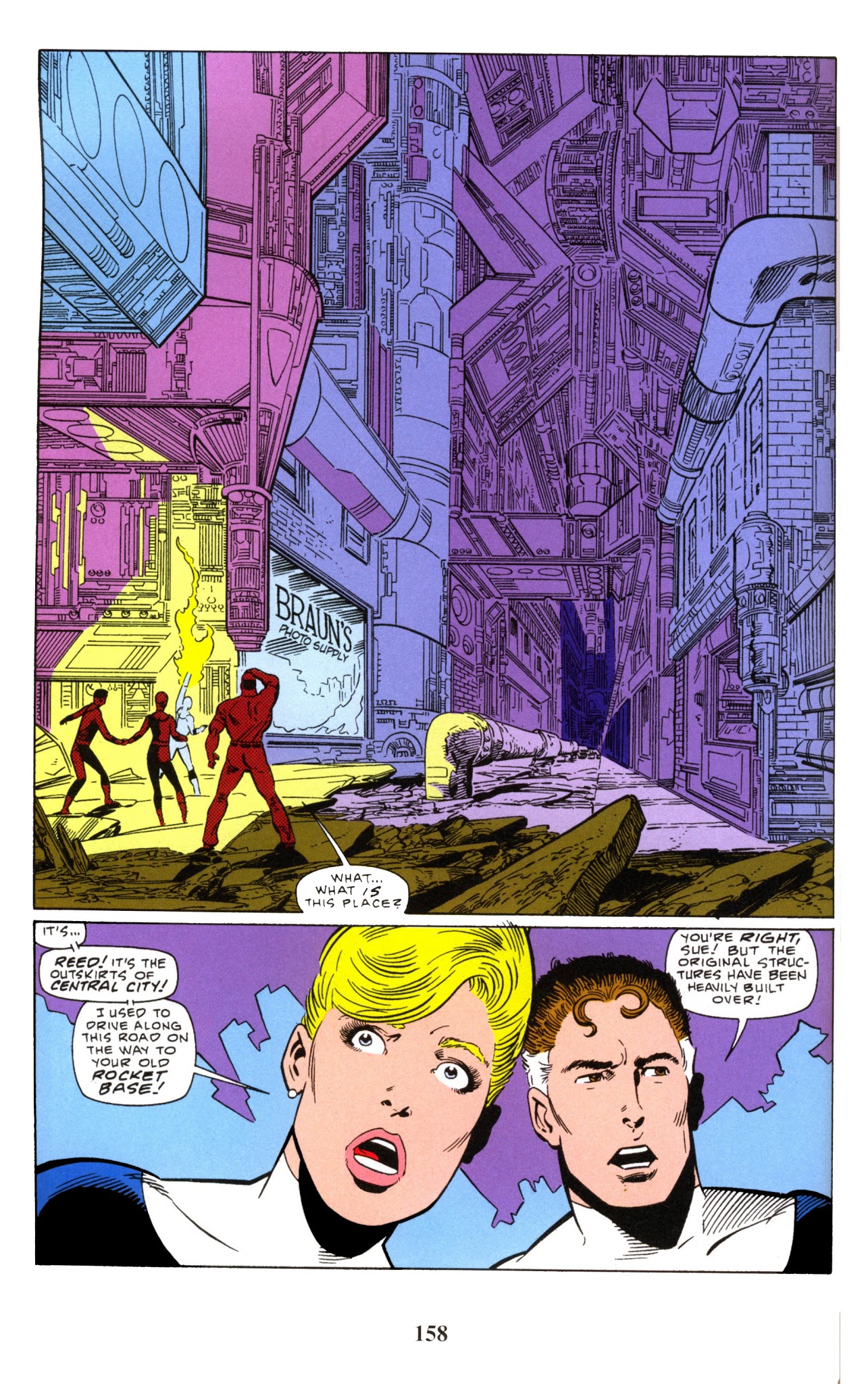 Read online Fantastic Four Visionaries: John Byrne comic -  Issue # TPB 8 - 159