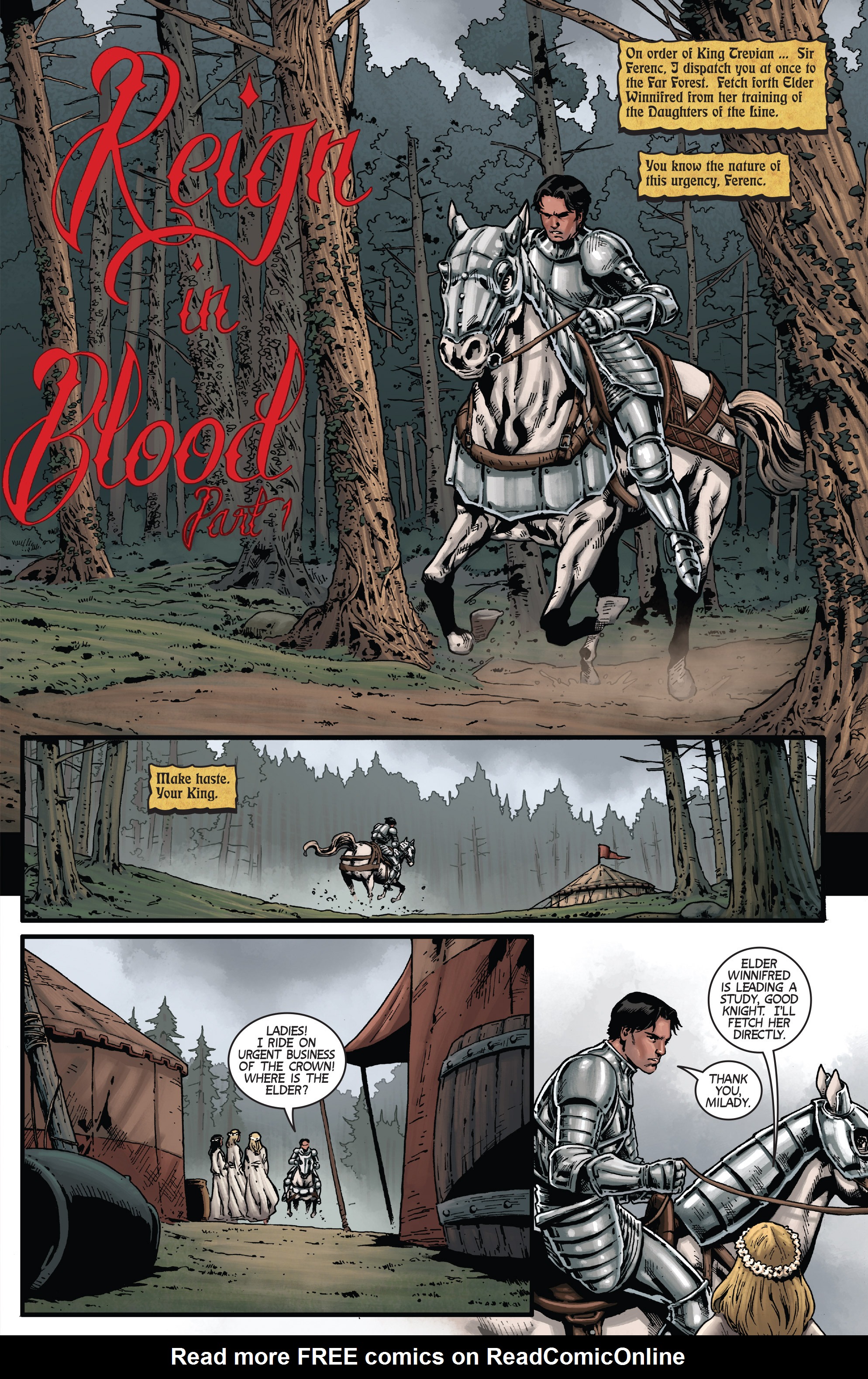 Read online The Blood Queen comic -  Issue #1 - 6