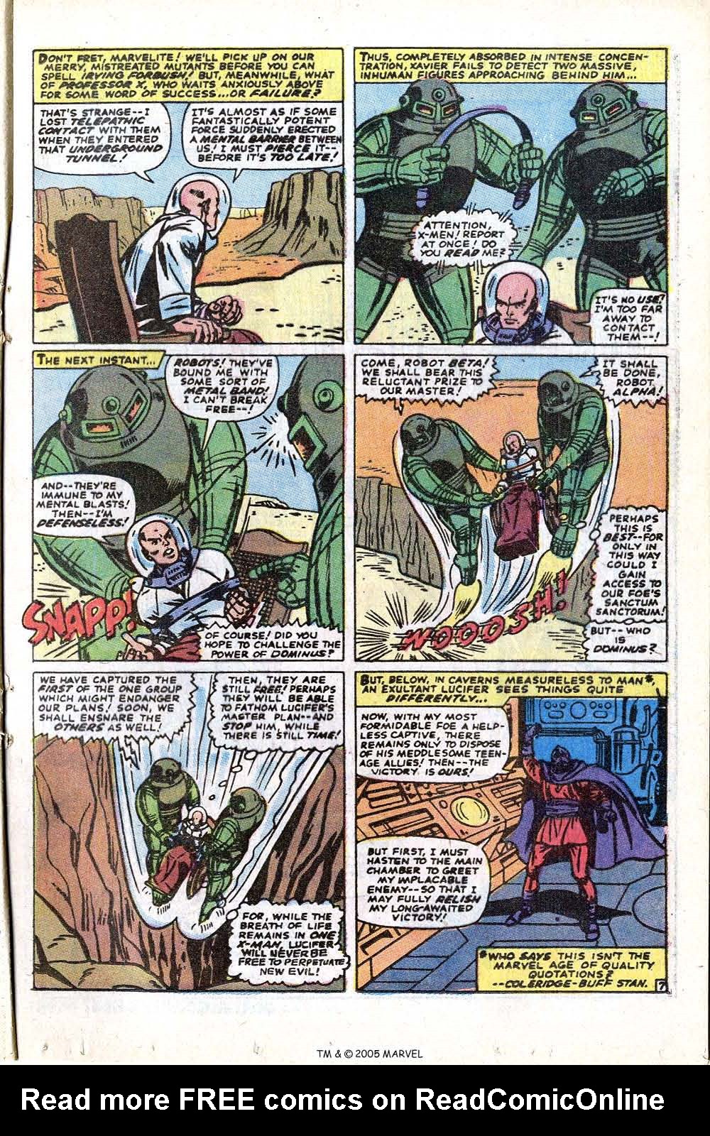 Read online Uncanny X-Men (1963) comic -  Issue #72 - 9