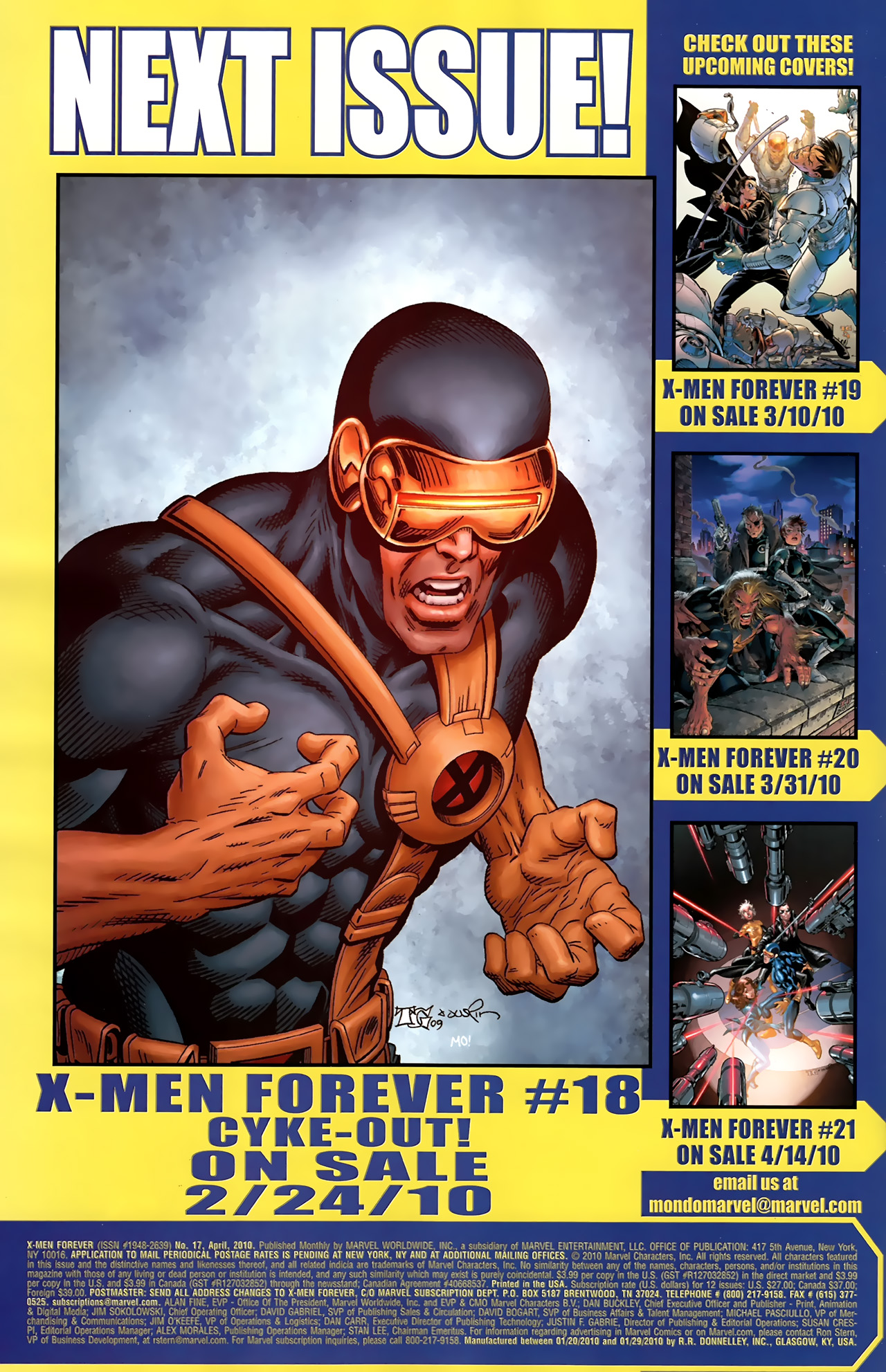 Read online X-Men Forever (2009) comic -  Issue #17 - 26