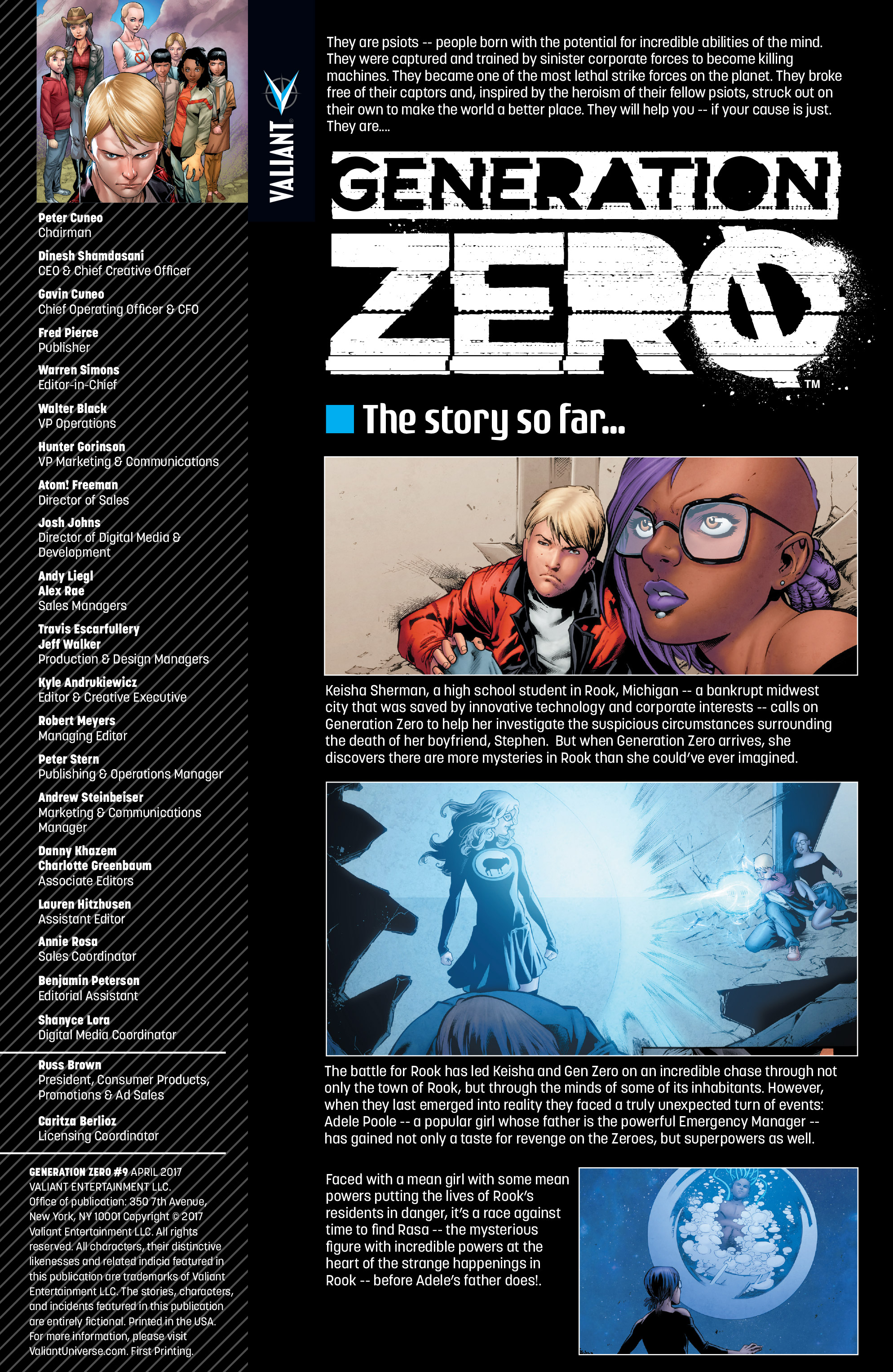 Read online Generation Zero comic -  Issue #9 - 2