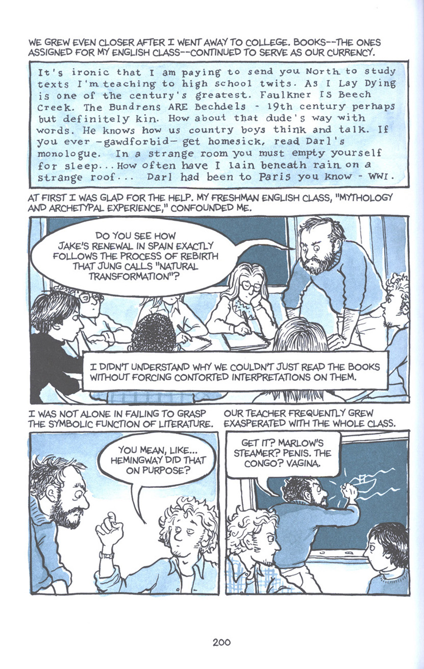 Read online Fun Home: A Family Tragicomic comic -  Issue # TPB - 206