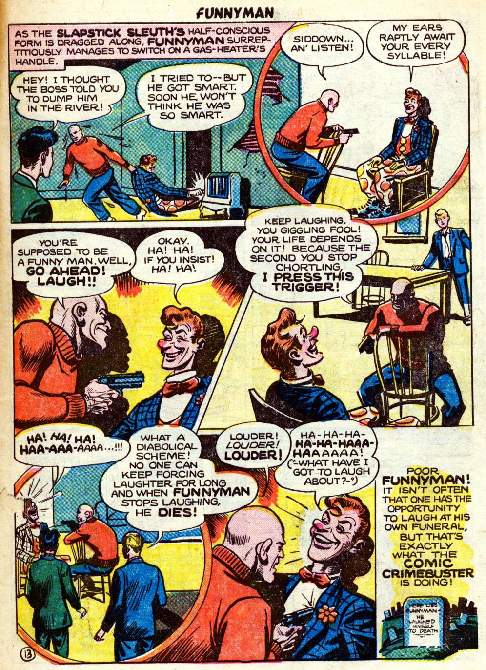 Read online Funnyman comic -  Issue #1 - 17