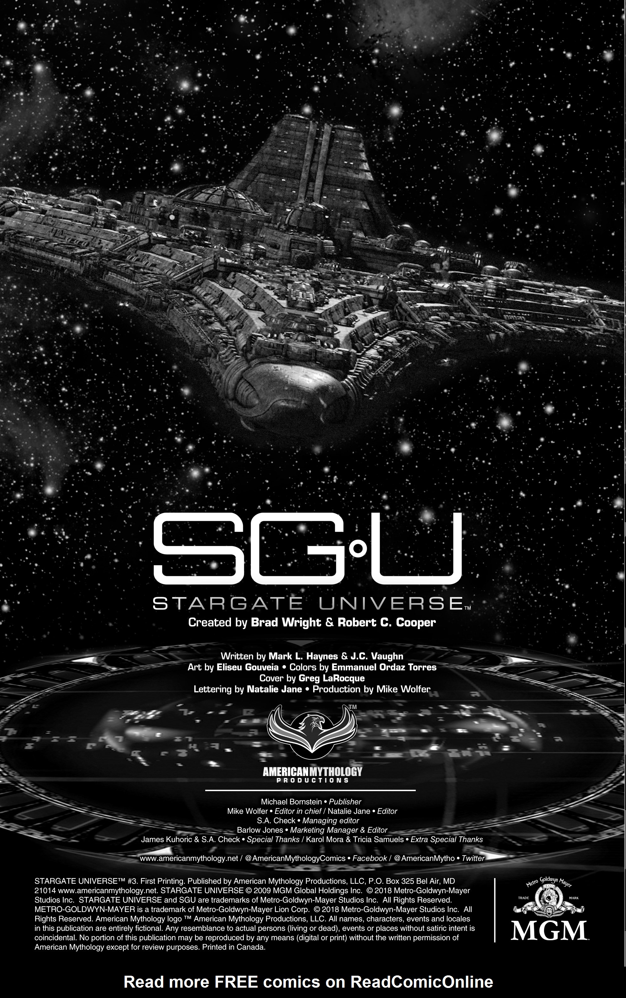 Read online Stargate Universe comic -  Issue #3 - 2