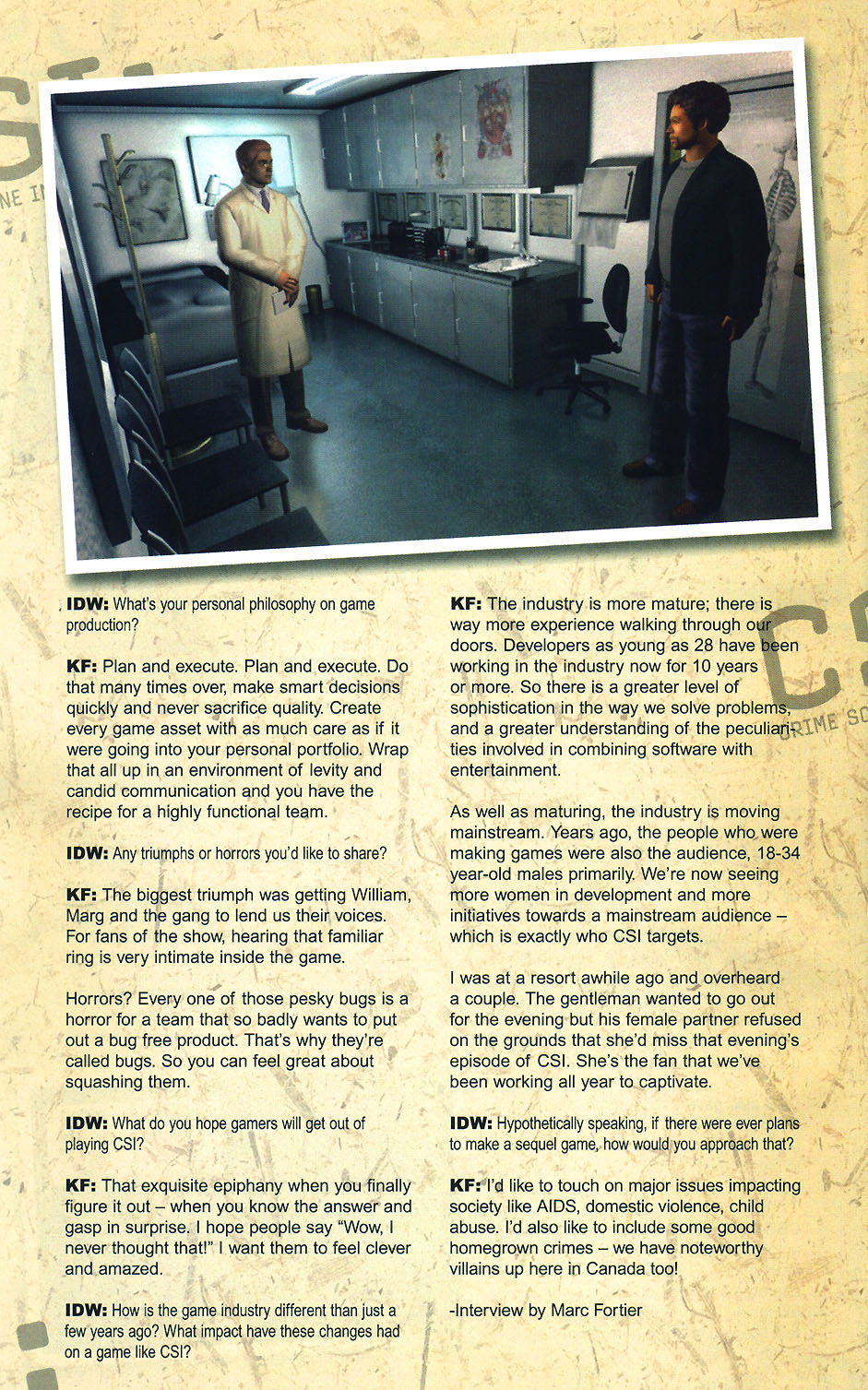 Read online CSI: Crime Scene Investigation comic -  Issue #5 - 32