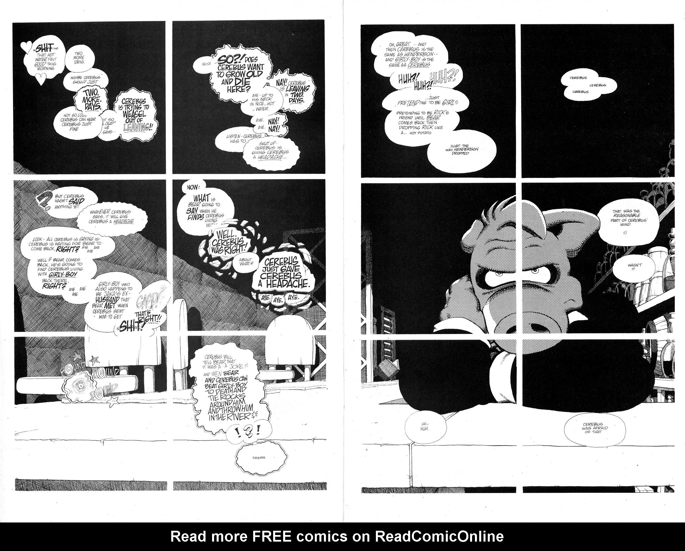 Read online Cerebus comic -  Issue #222 - 4