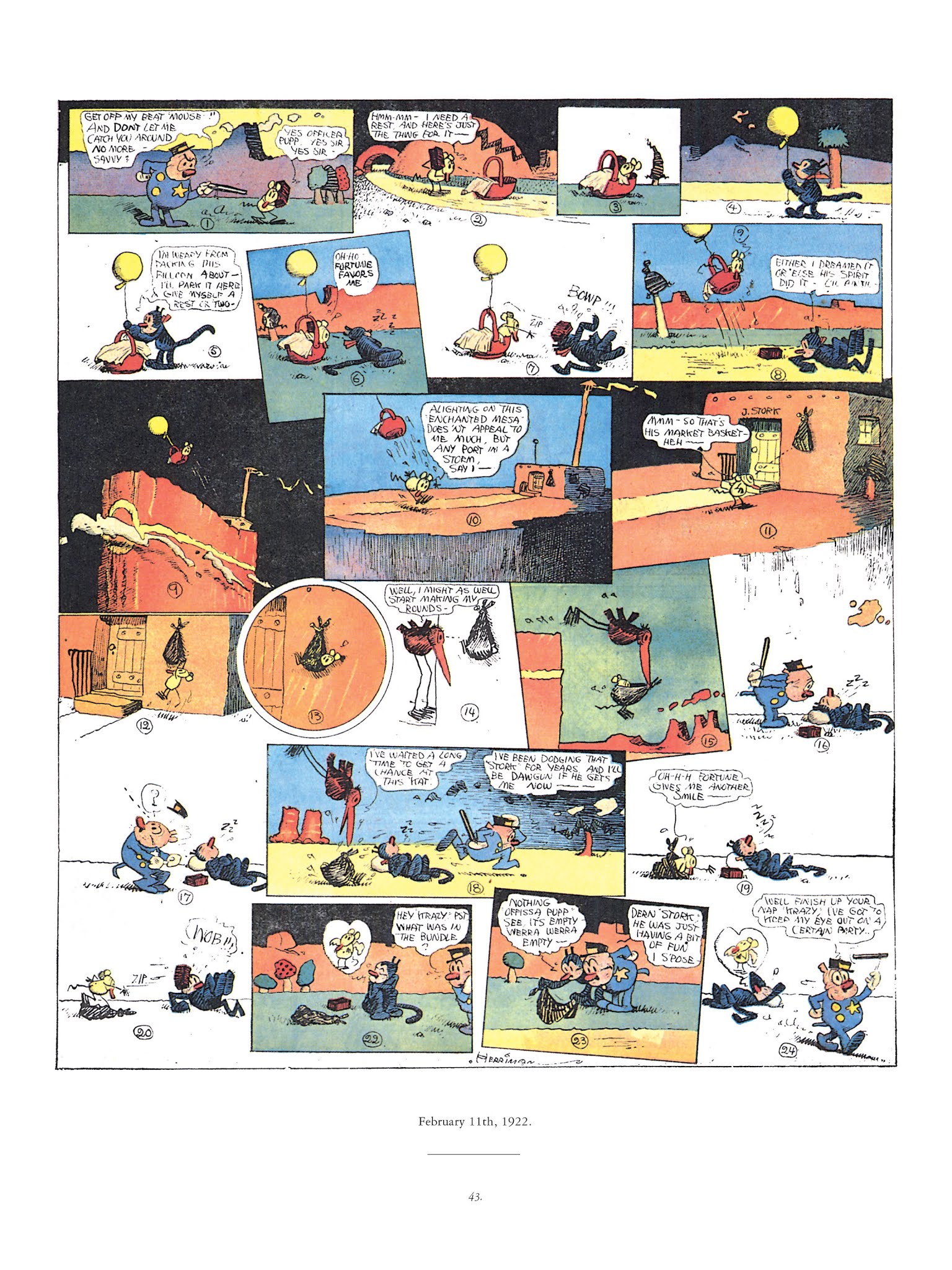 Read online Krazy & Ignatz comic -  Issue # TPB 3 - 43