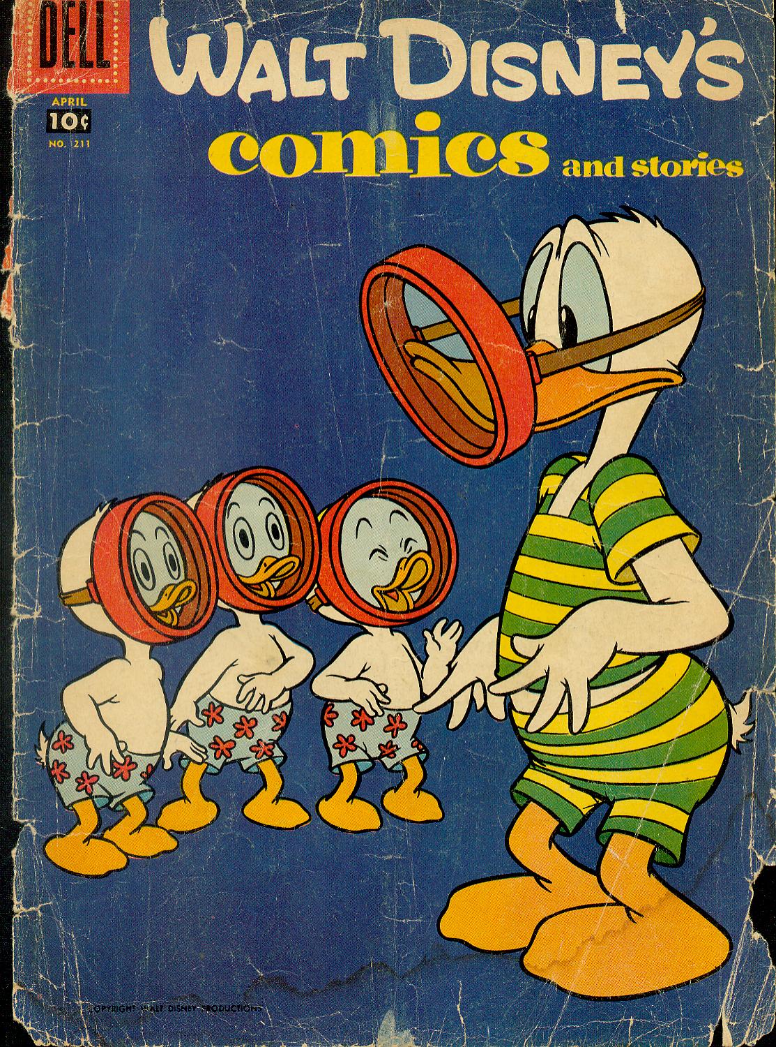 Read online Walt Disney's Comics and Stories comic -  Issue #211 - 1