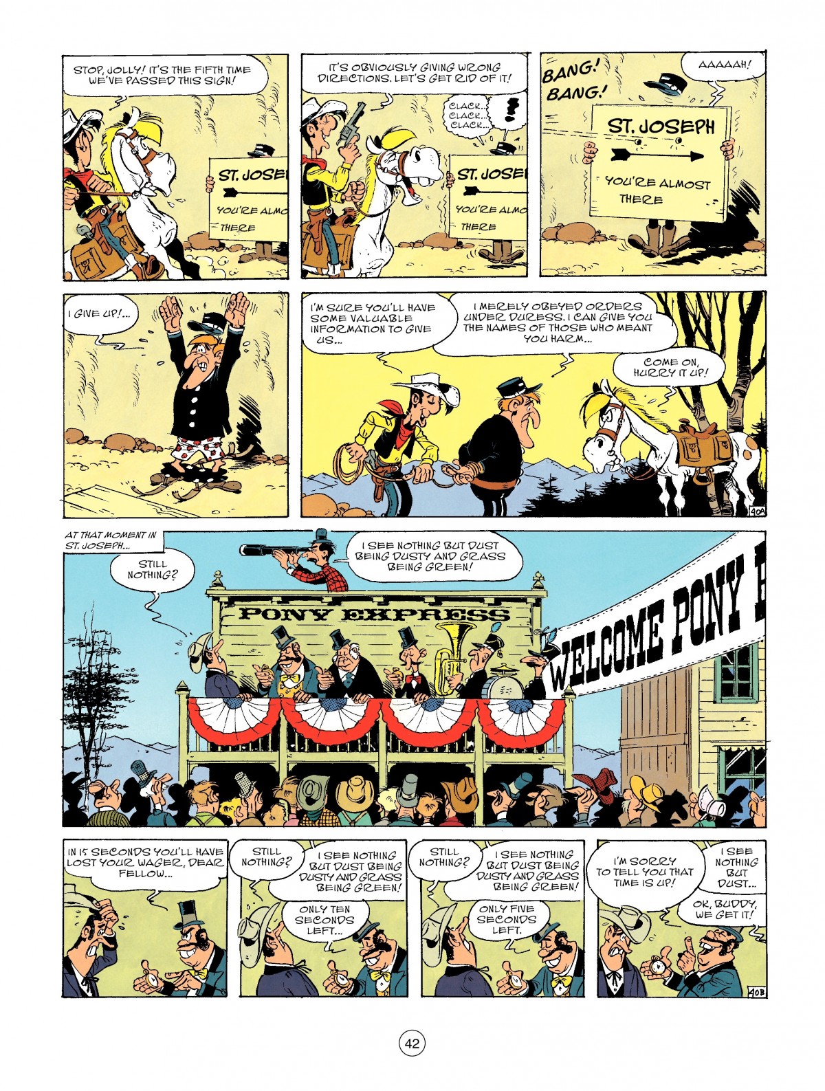 Read online A Lucky Luke Adventure comic -  Issue #46 - 42