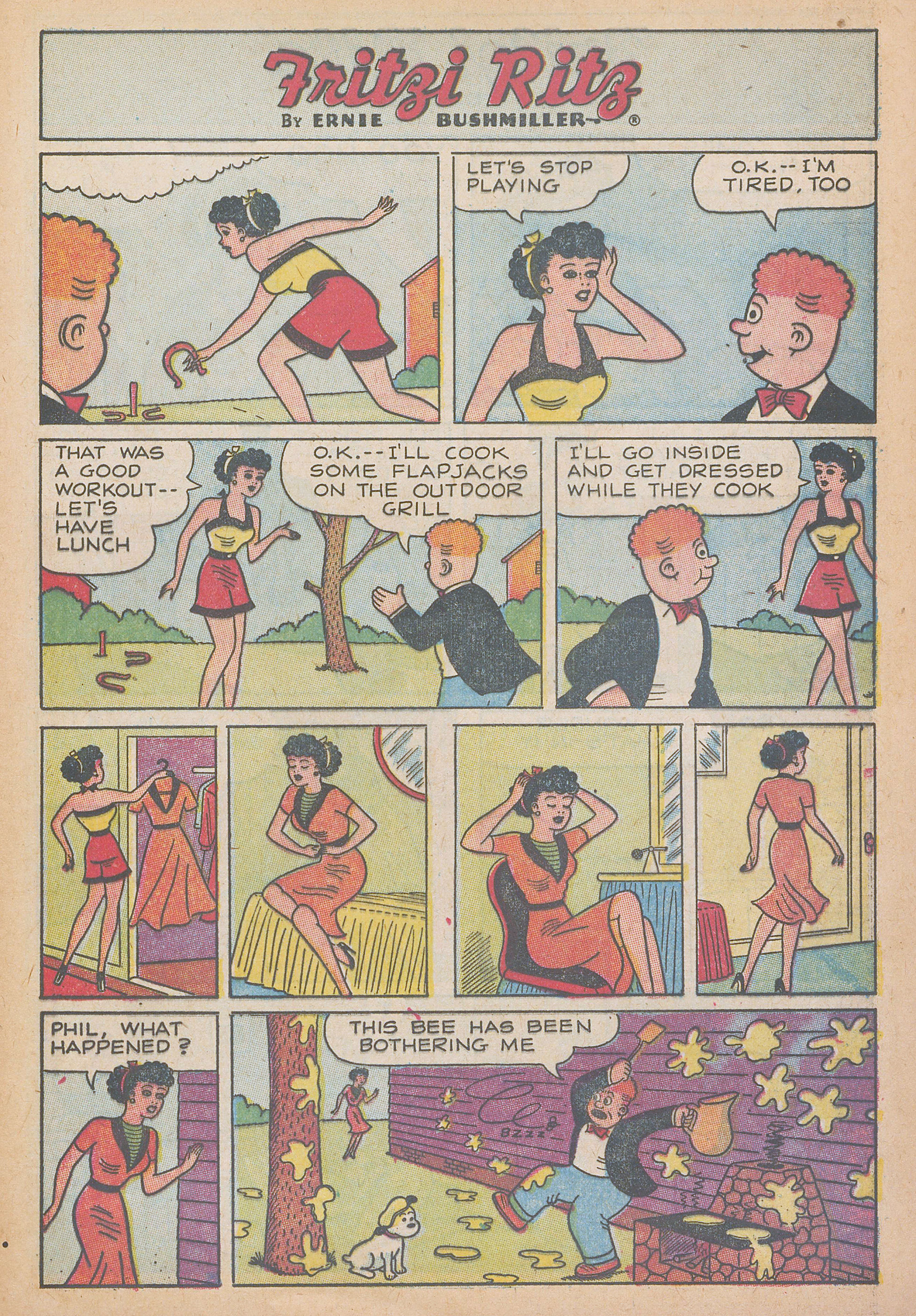 Read online Fritzi Ritz (1953) comic -  Issue #54 - 11