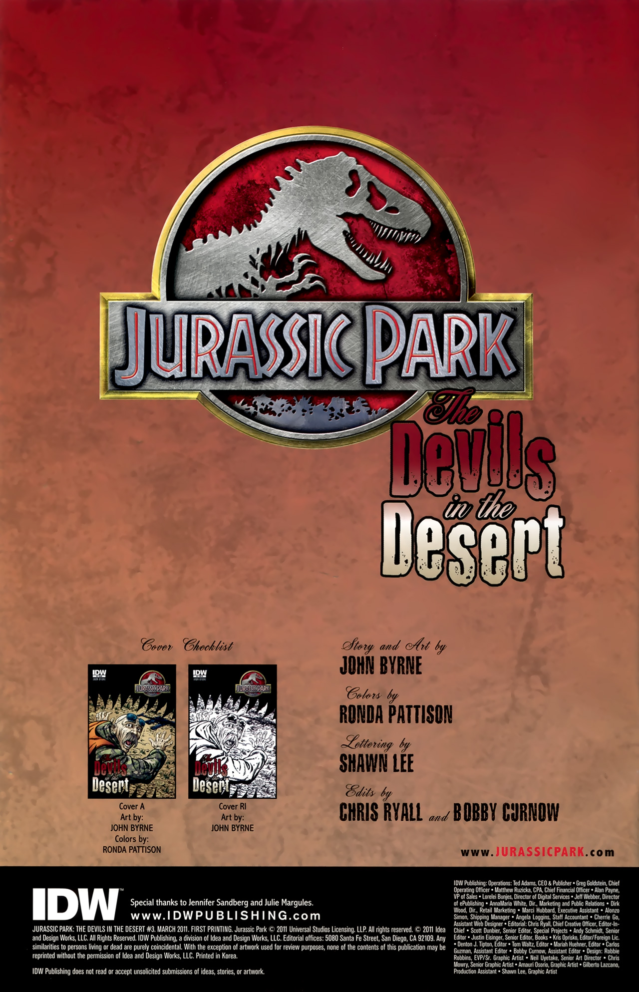 Read online Jurassic Park: The Devils in the Desert comic -  Issue #3 - 2
