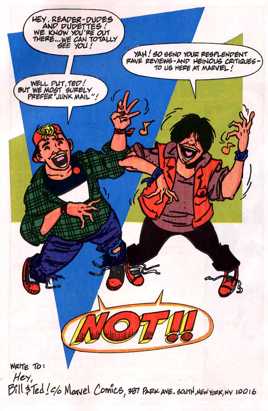 Read online Bill & Ted's Excellent Comic Book comic -  Issue #1 - 24