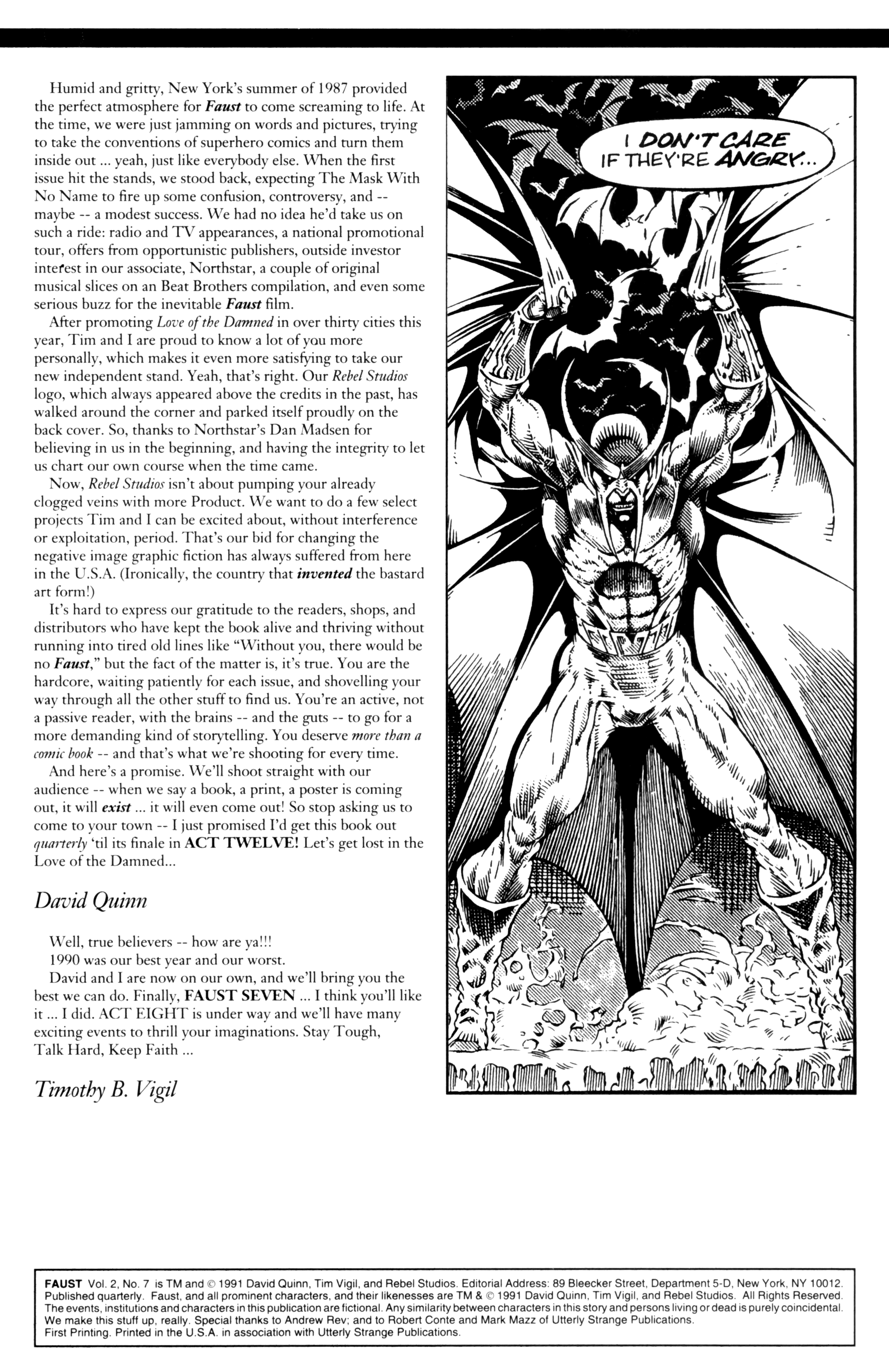 Read online Faust : Love of the Damned comic -  Issue #7 - 3