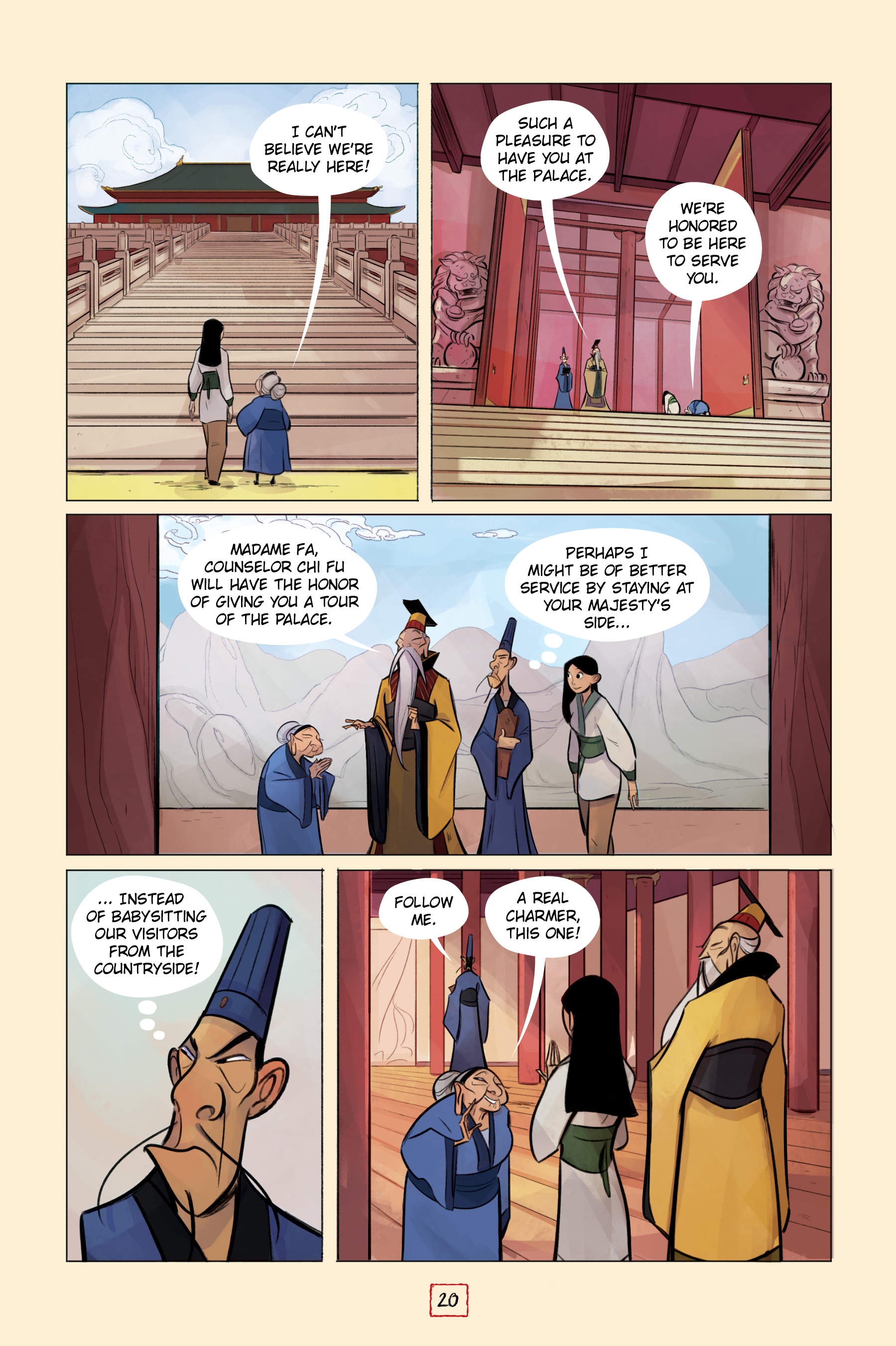 Read online Disney Mulan's Adventure Journal: The Palace of Secrets comic -  Issue # TPB - 22