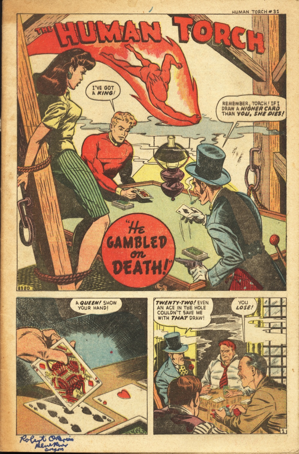 Read online The Human Torch (1940) comic -  Issue #31 - 3