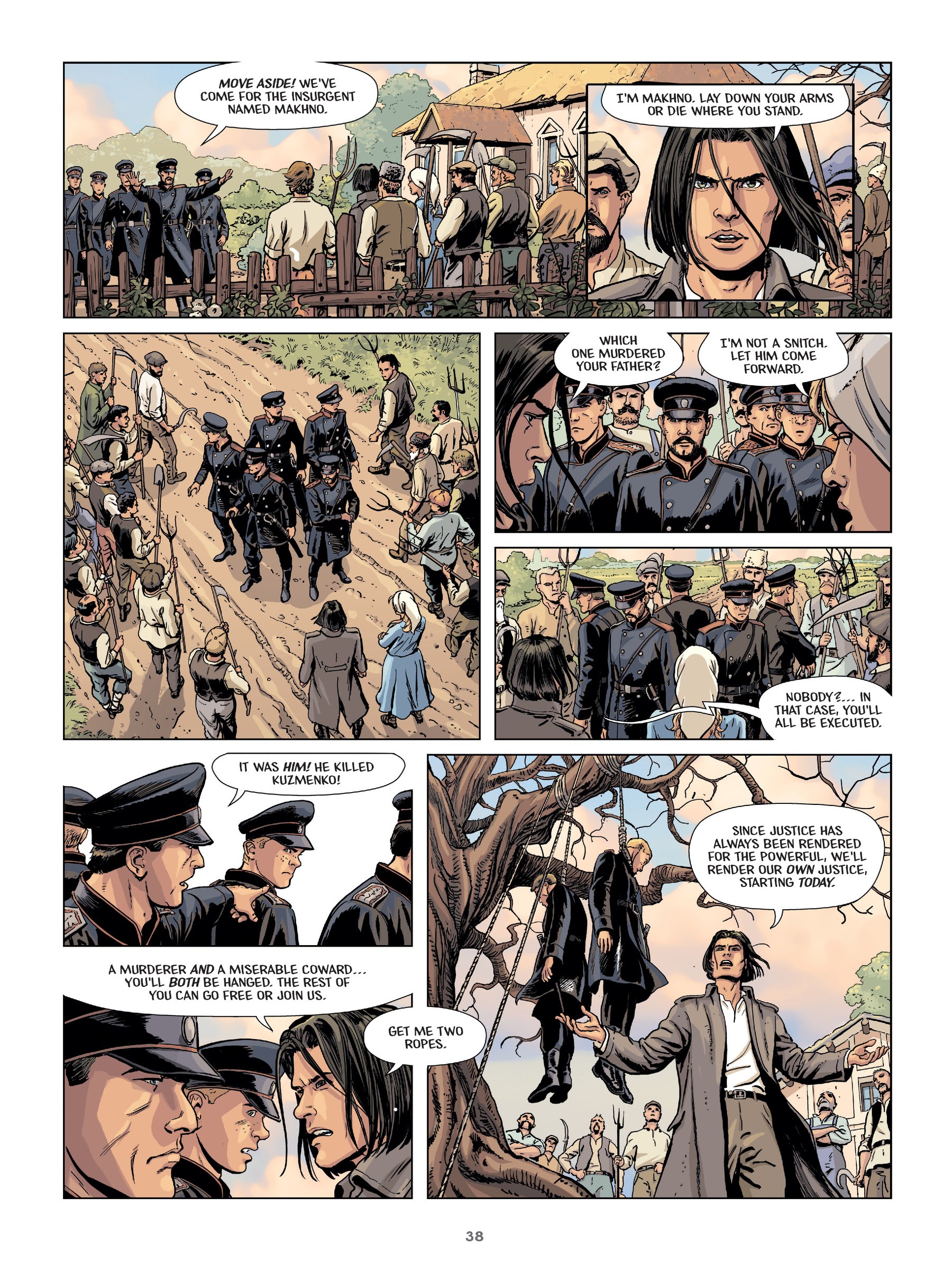 Read online Makhno: Ukrainian Freedom Fighter comic -  Issue # TPB - 39