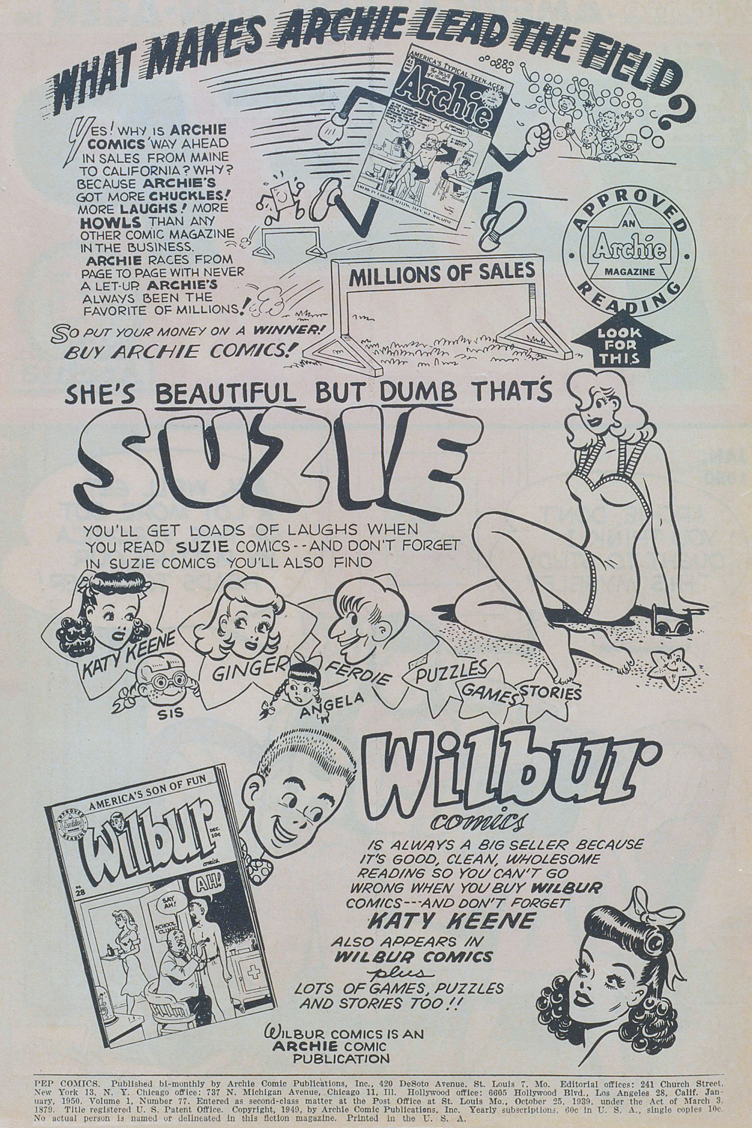 Read online Pep Comics comic -  Issue #77 - 2