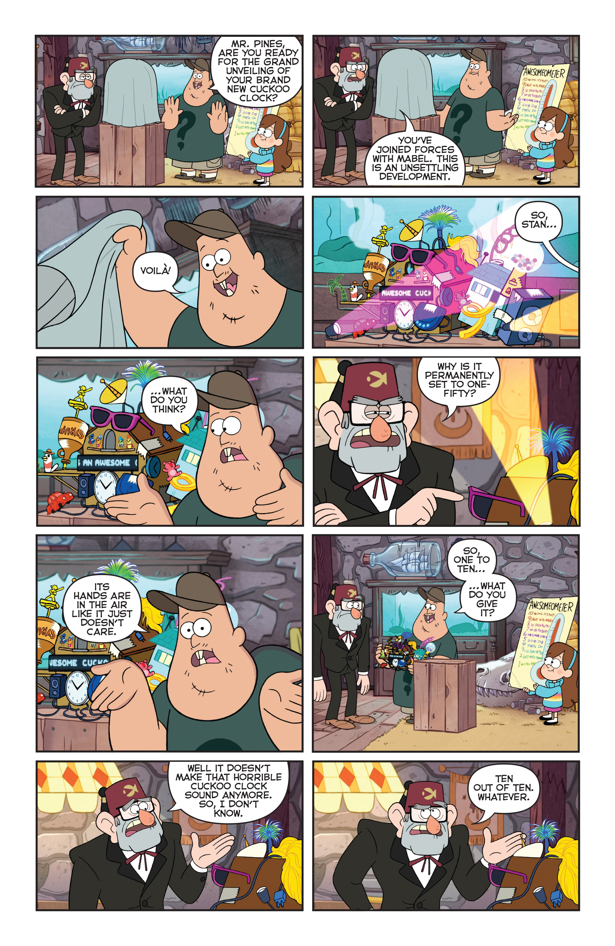 Read online Disney Gravity Falls Shorts Cinestory Comic comic -  Issue #1 - 27